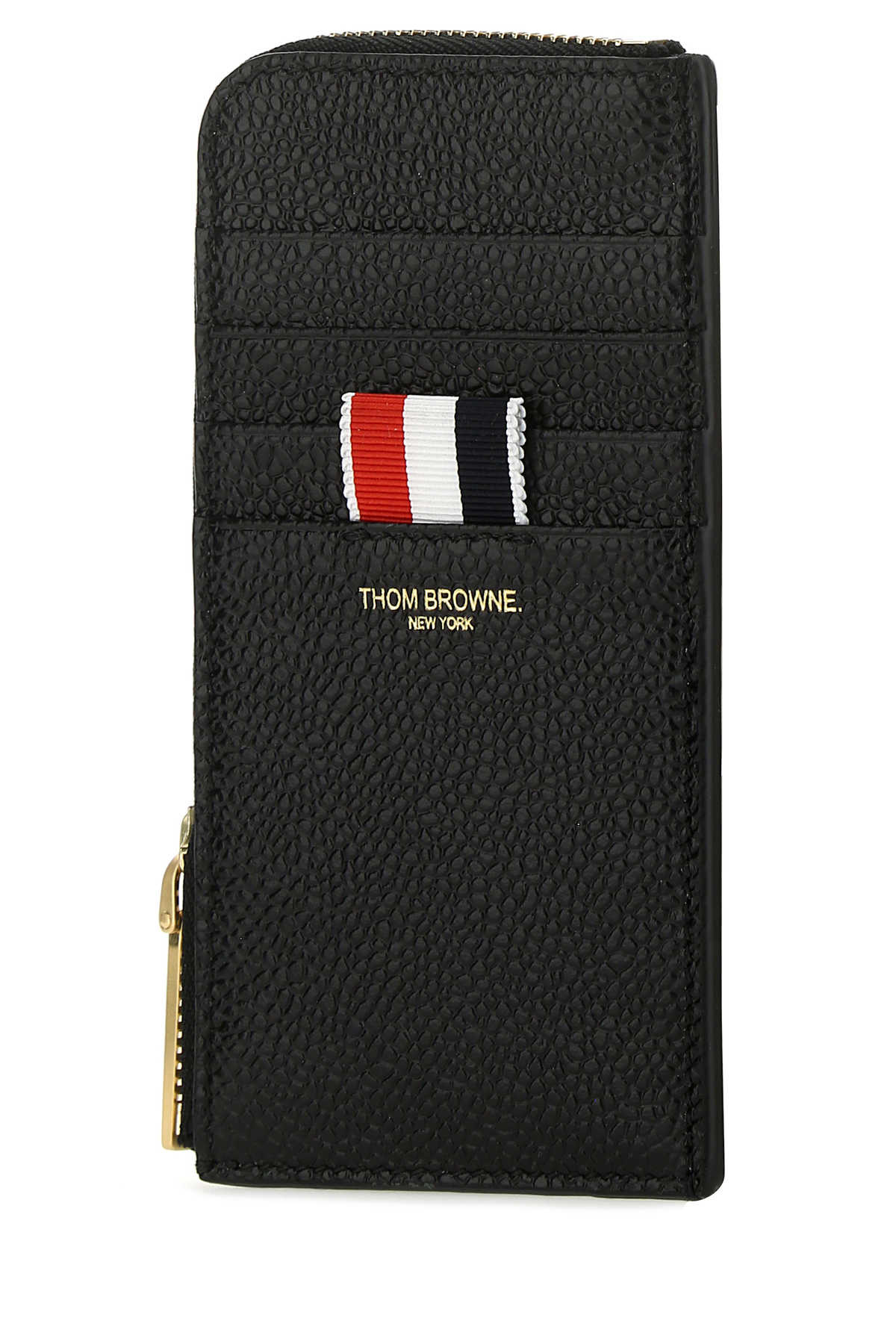 Thom Browne Women Black Leather Coin Purse - 2
