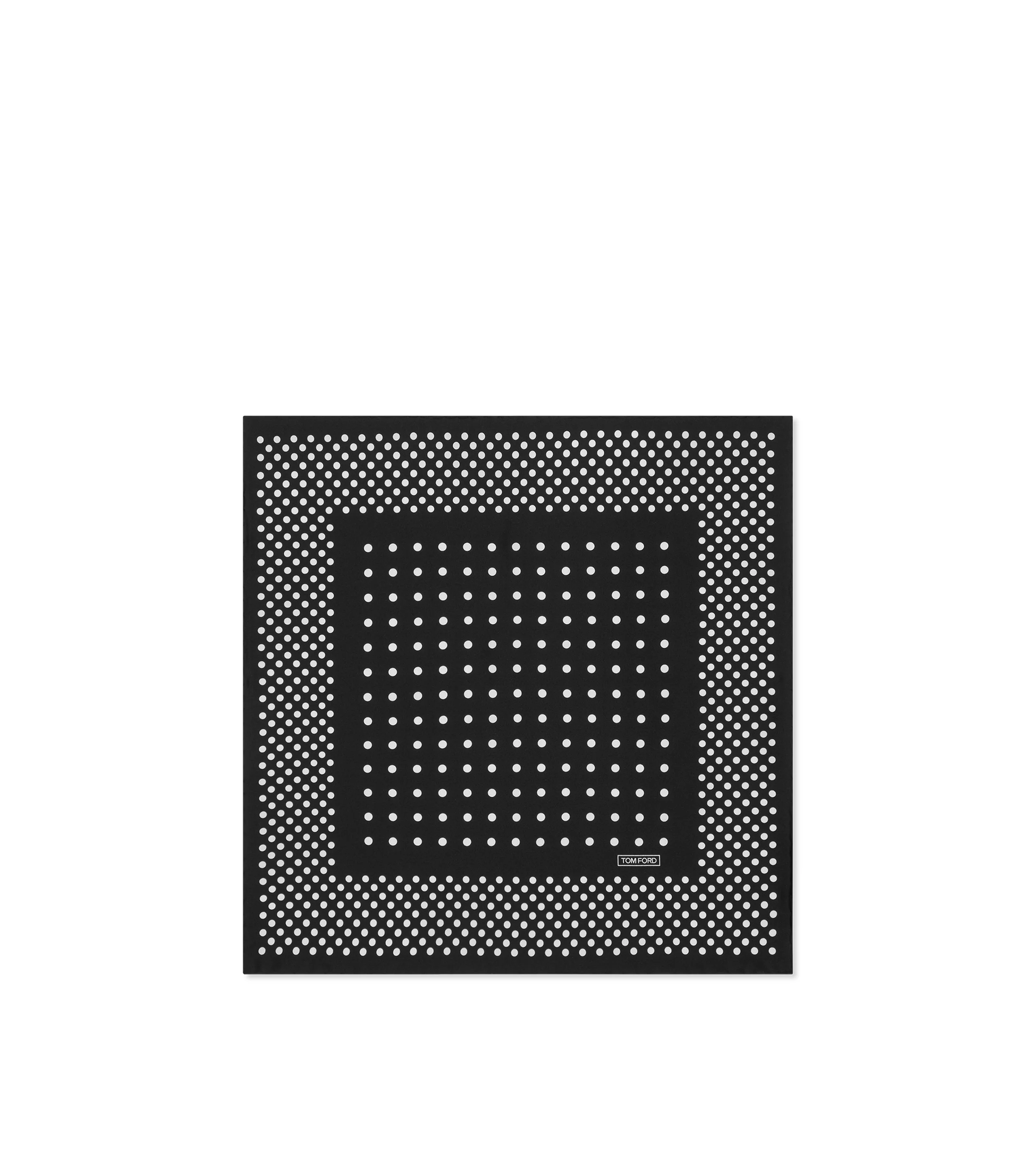 POLKA DOT FRAME POCKET SQUARE - 1