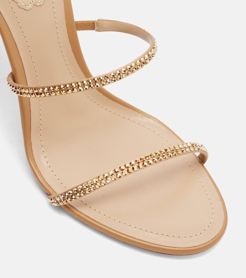 Cleo embellished satin sandals 5