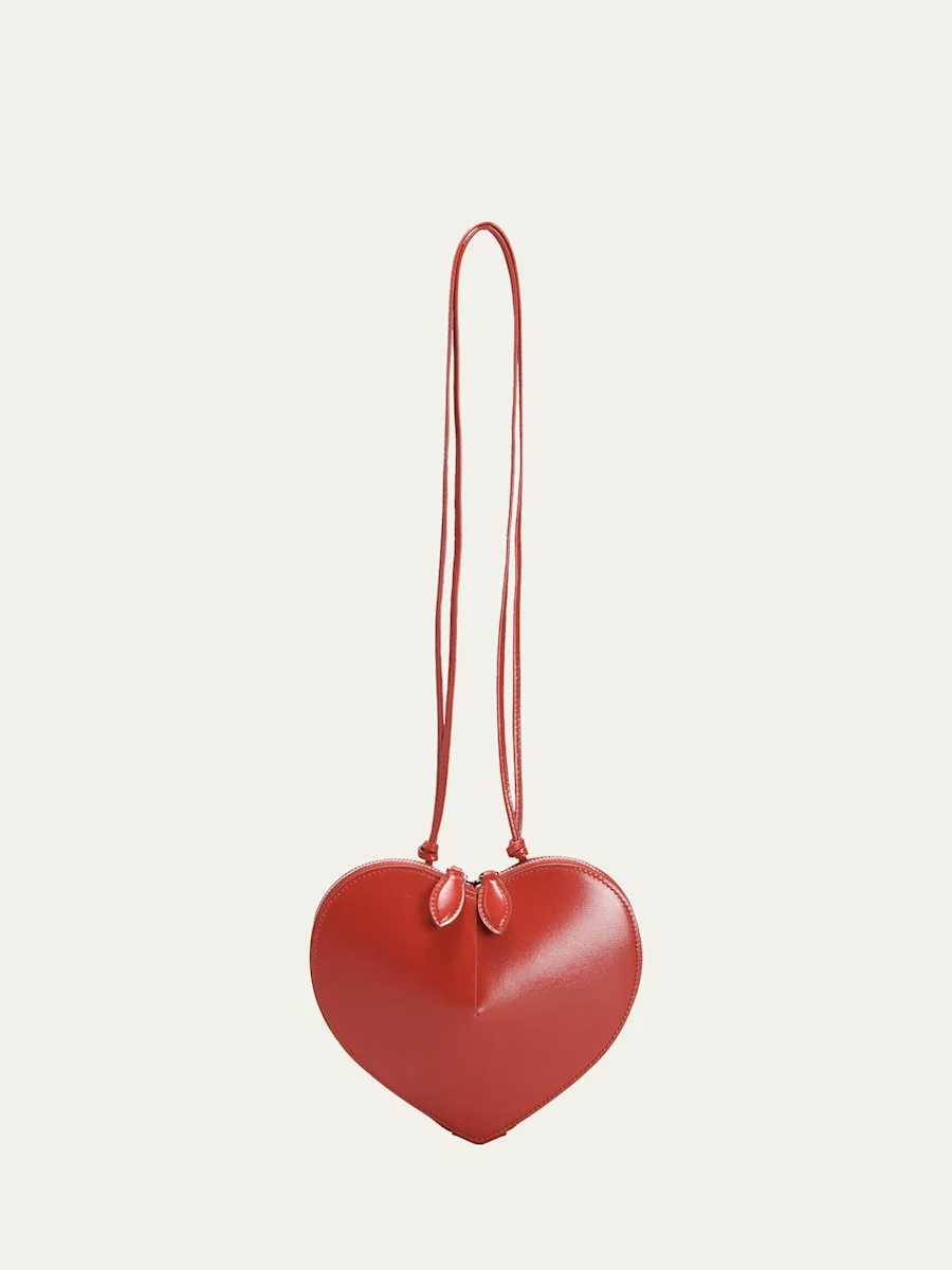 Heart Leather Shoulder Bag - 1