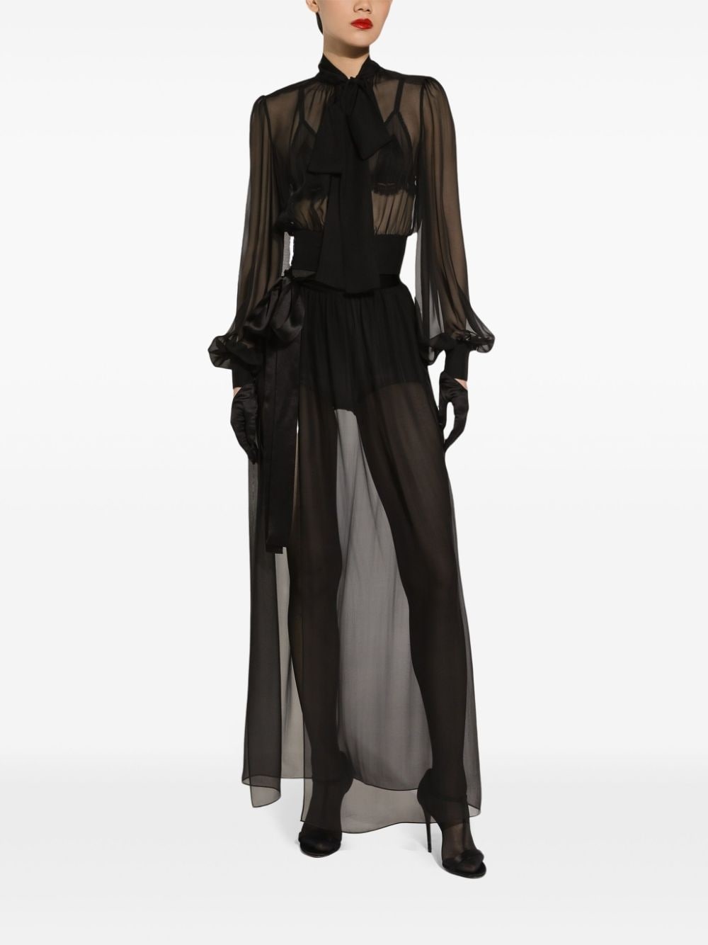 silk skirt - 3