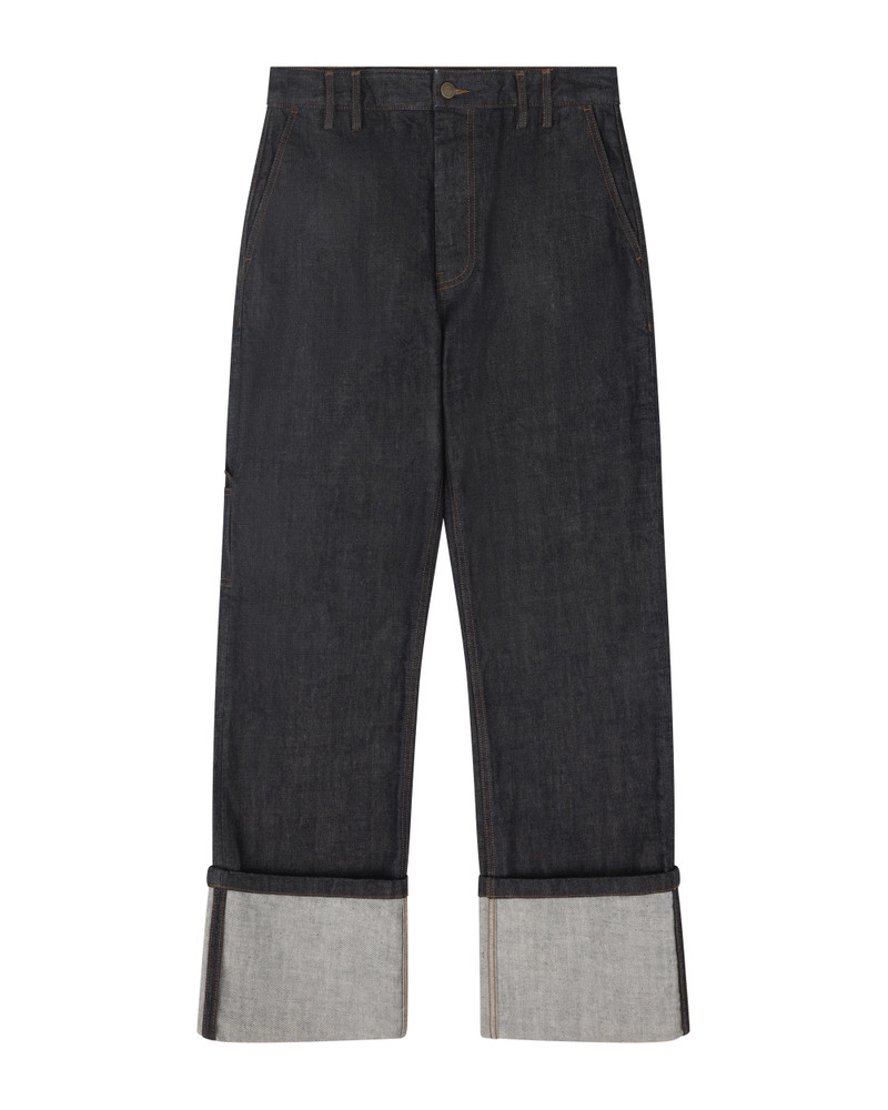 CUFF JEAN RAW INDIGO 4
