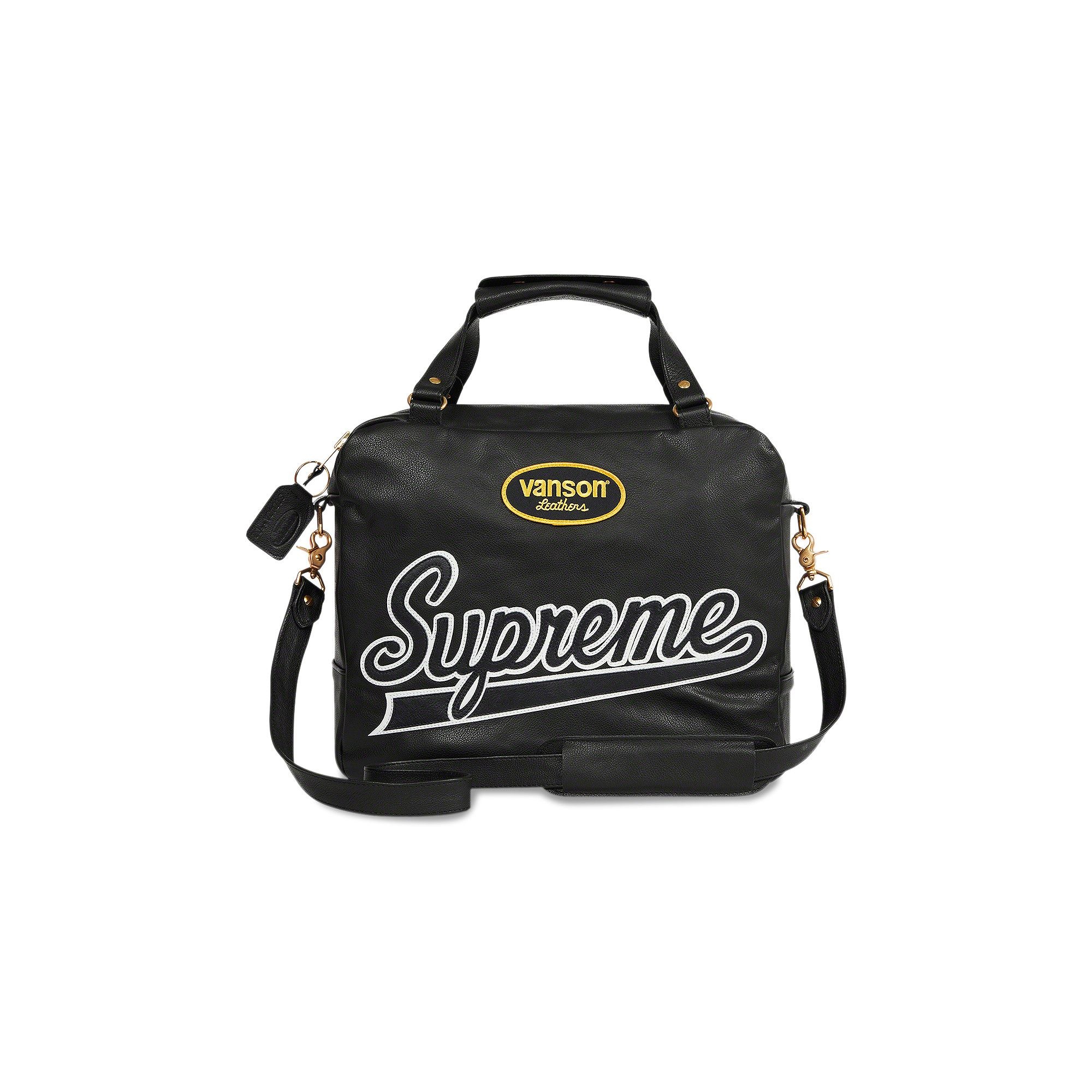 Supreme x Vanson Leathers Spider Web Bag 'Black' - 1