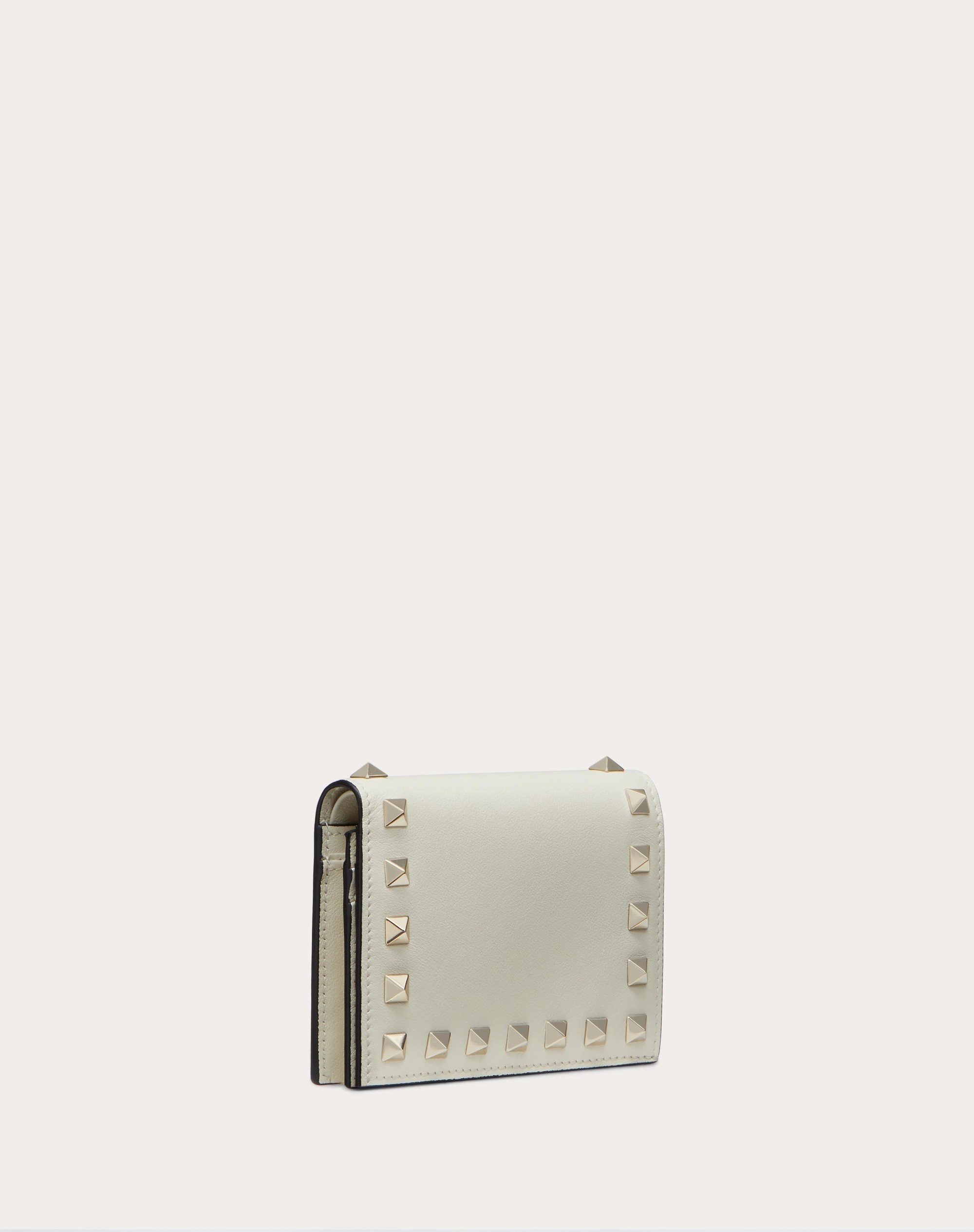 SMALL ROCKSTUD CALFSKIN WALLET - 4