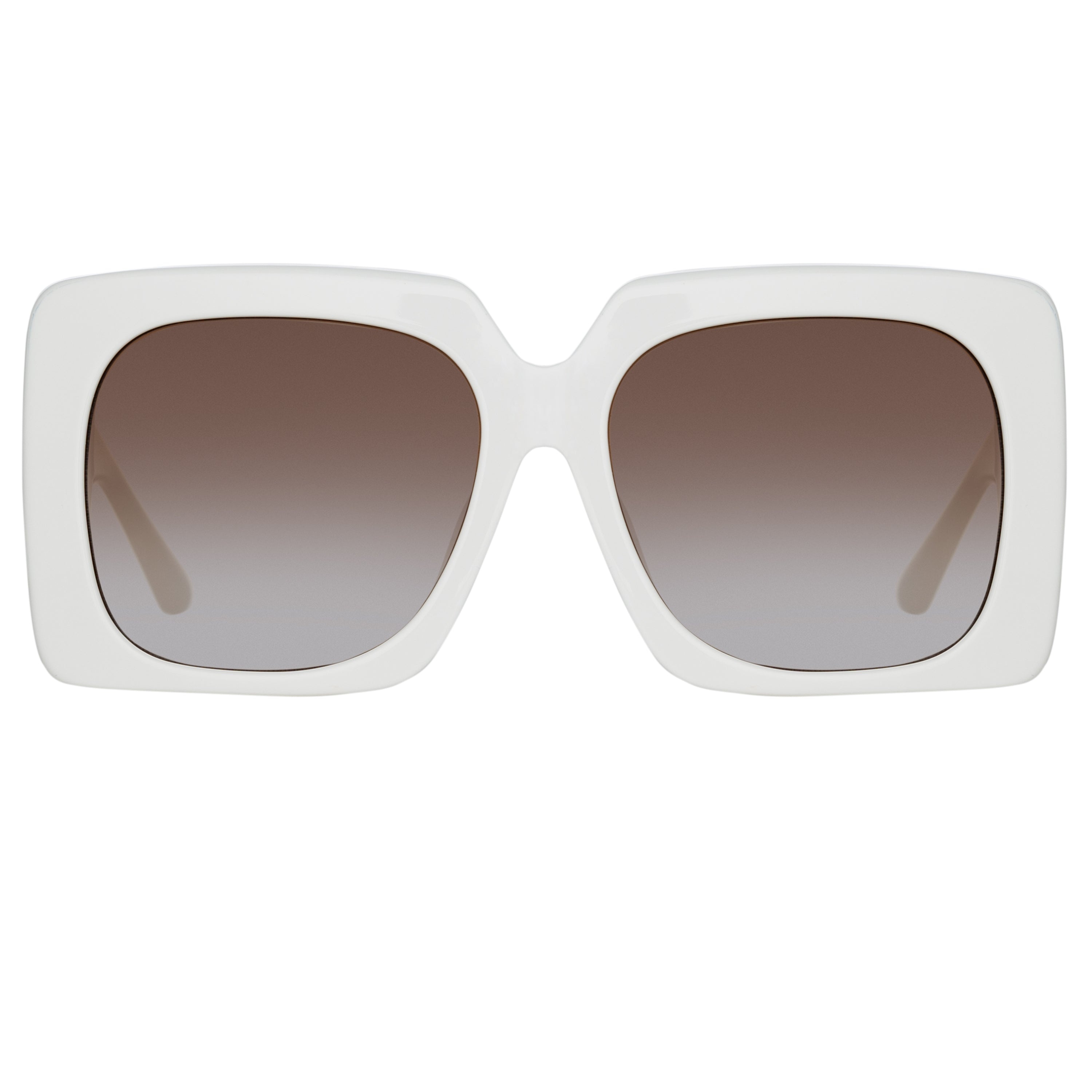 SIERRA OVERSIZED SUNGLASSES IN WHITE - 1