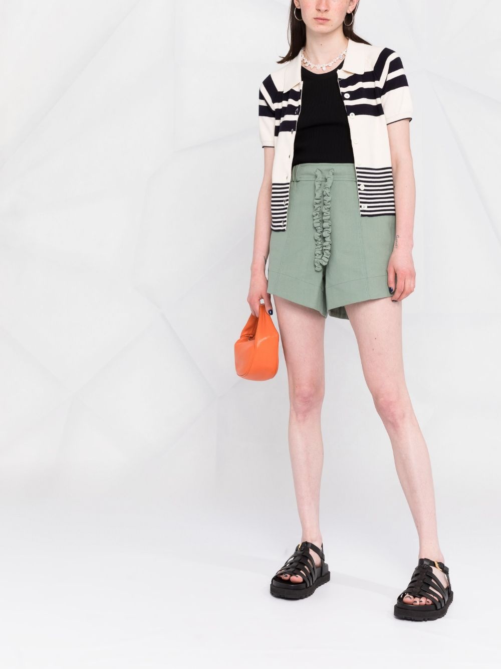 drawstring suiting shorts - 2
