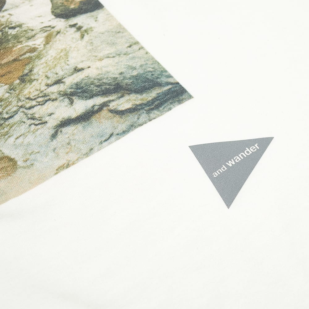 And Wander x Tetsuo Kashiwada Rock Photo Tee - 4