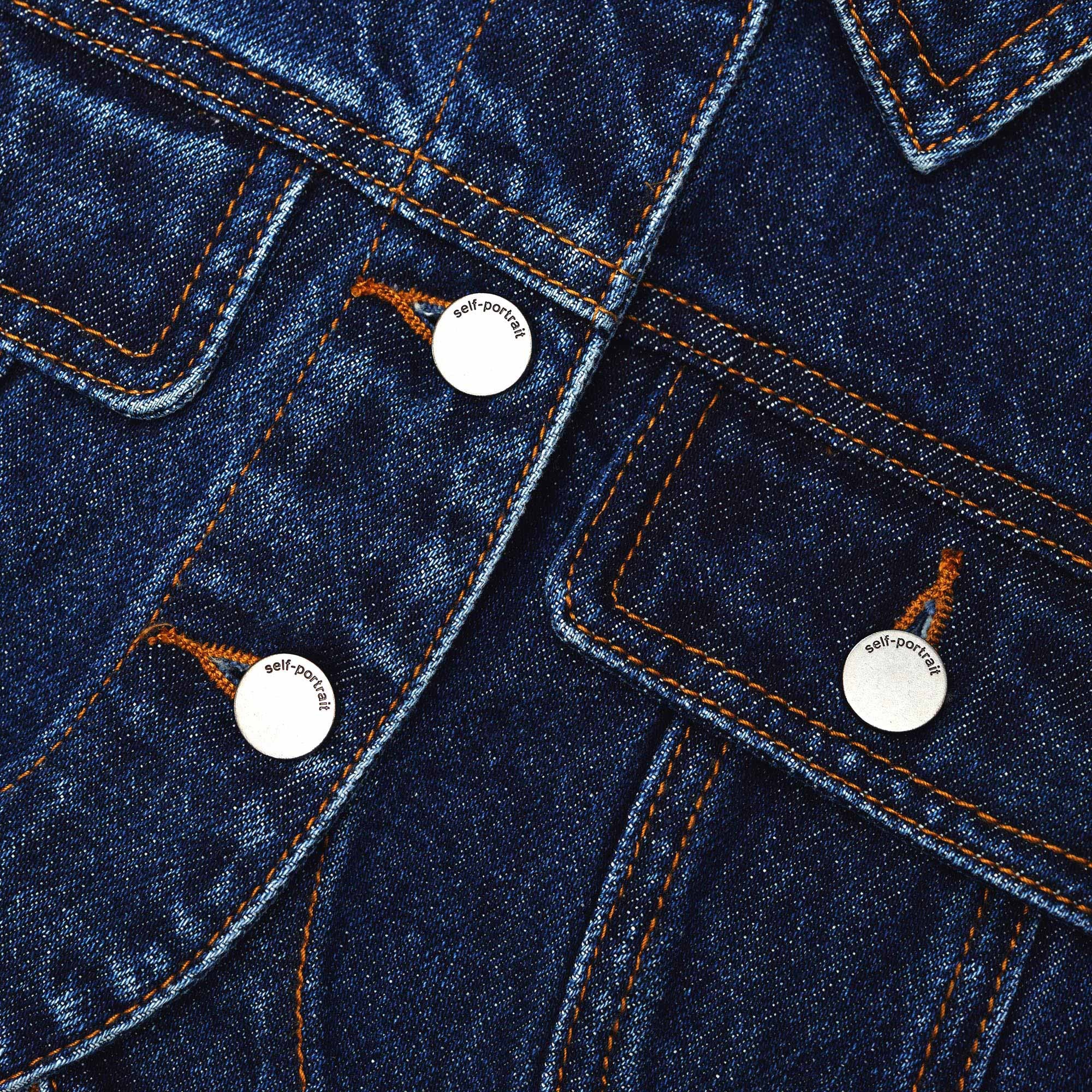 Cropped Denim Jacket - 5