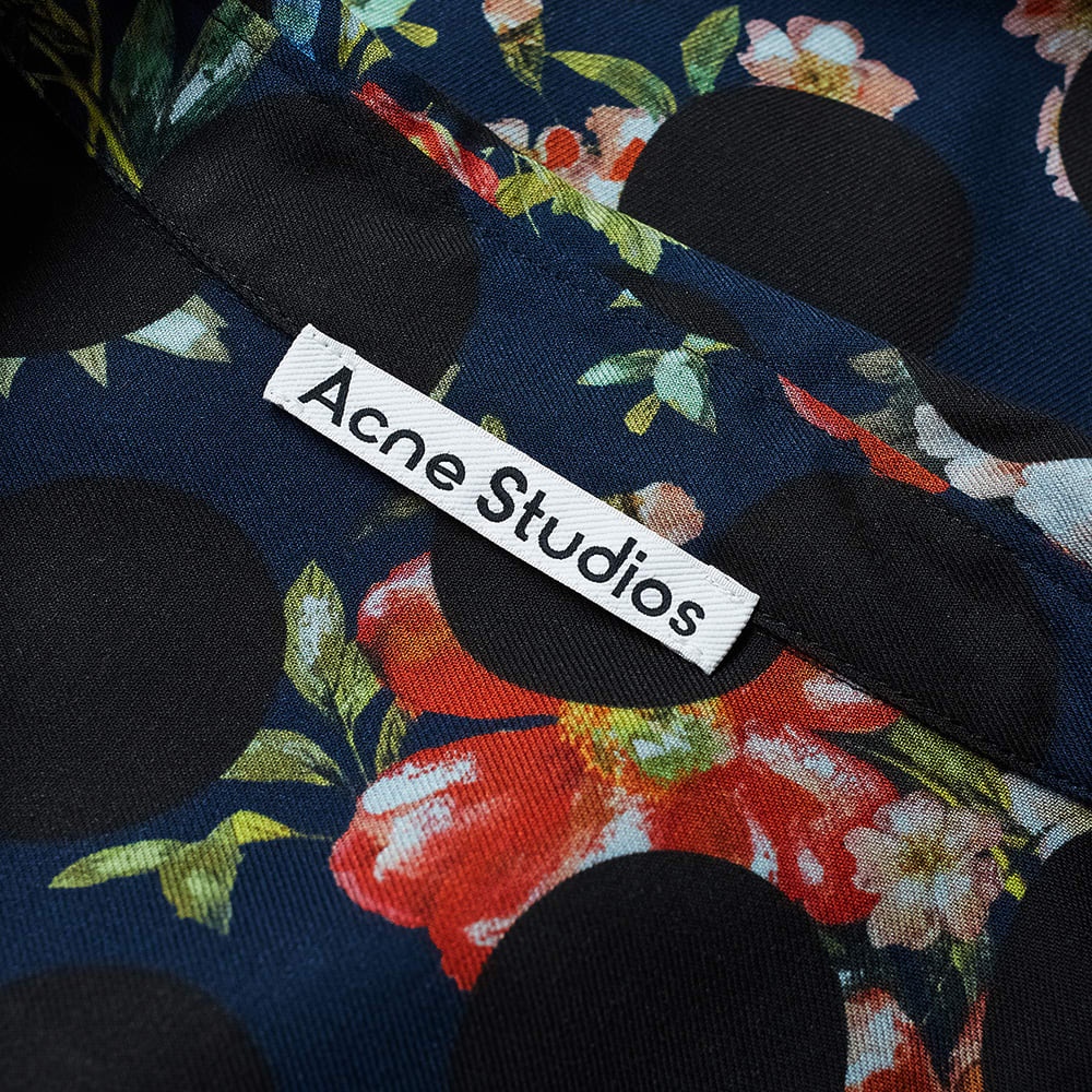 Acne Studios Simon Floral Polka Print Shirt - 2