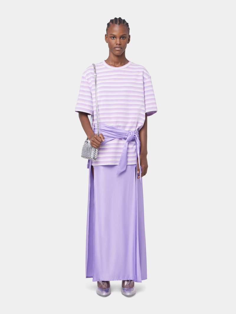 LAVENDER LONG SKIRT IN JERSEY 1