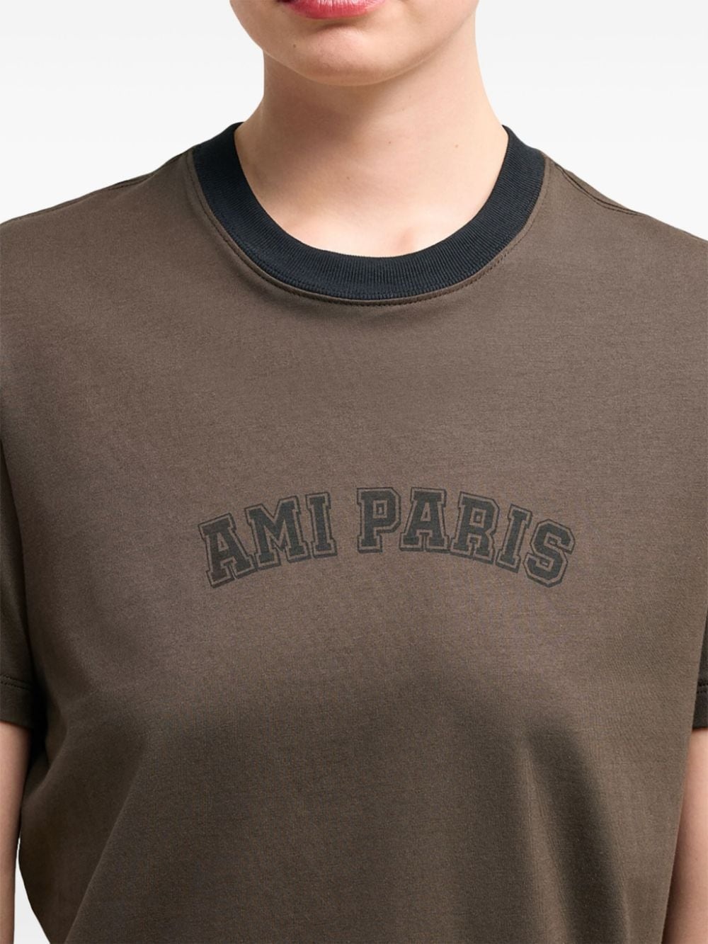 logo print organic cotton t-shirt - 7