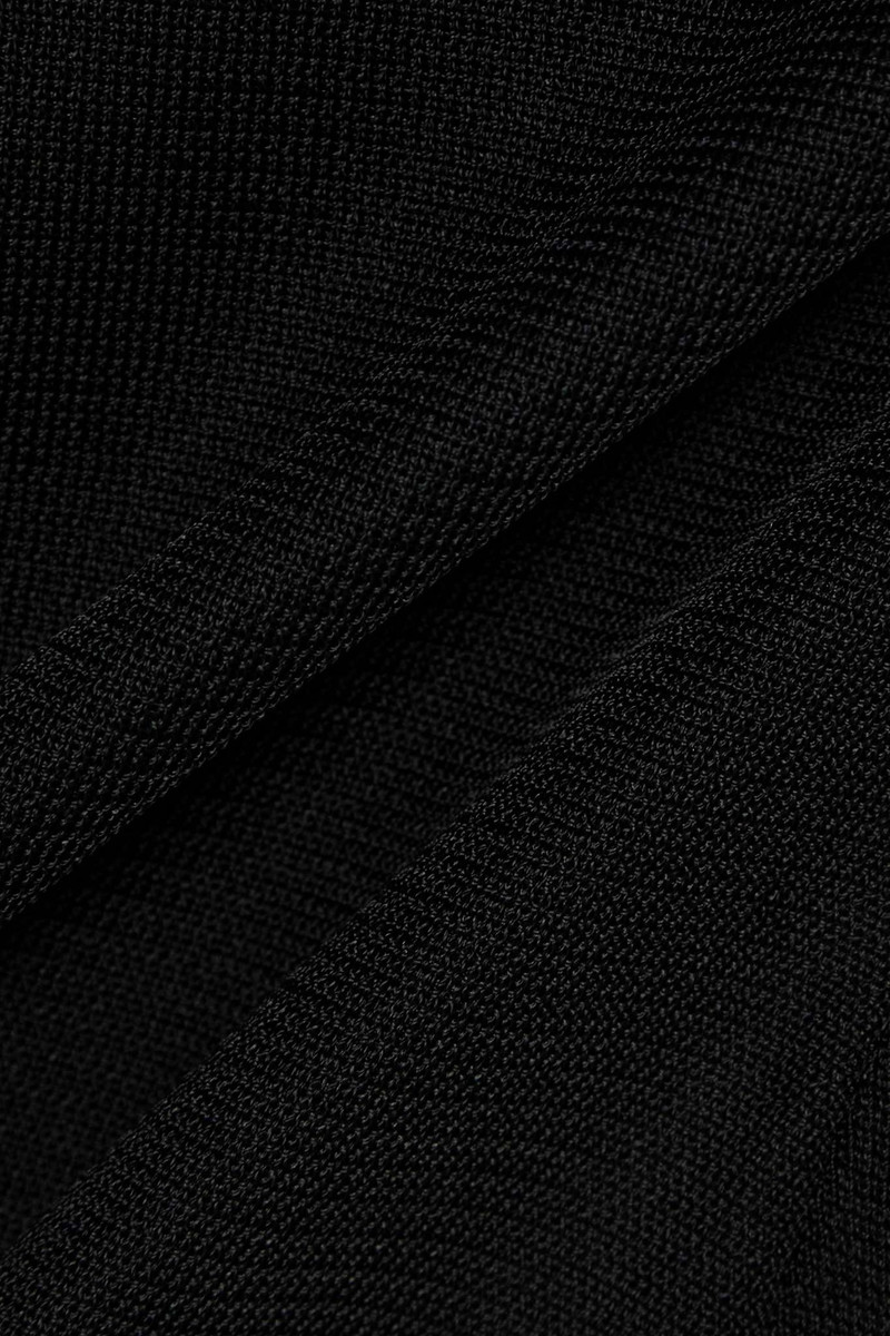 Strapless cutout embellished stretch-knit top 5