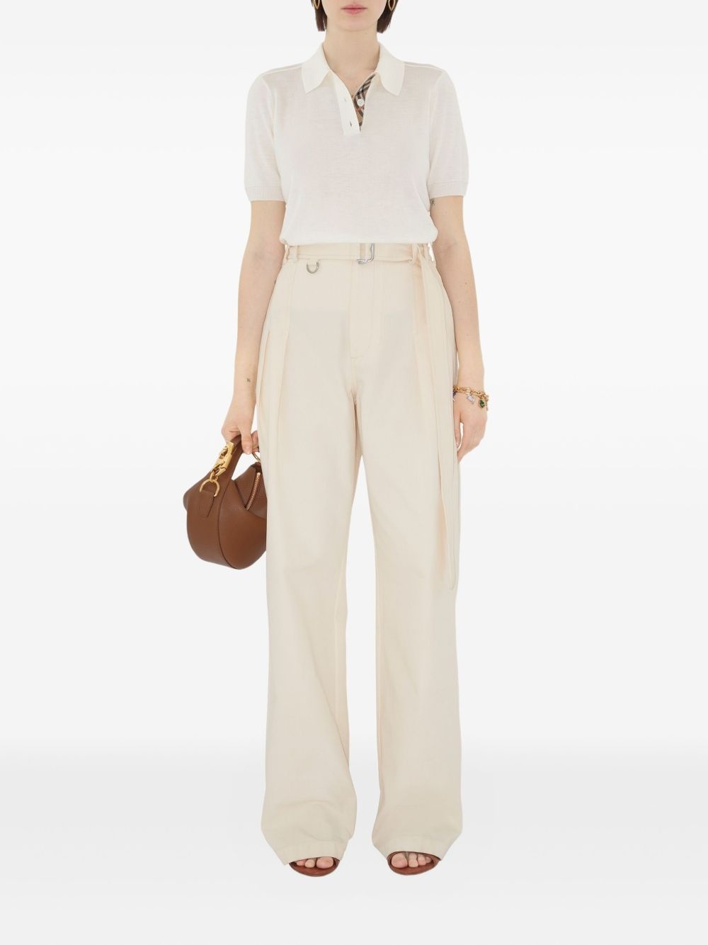 wool polo shirt - 2