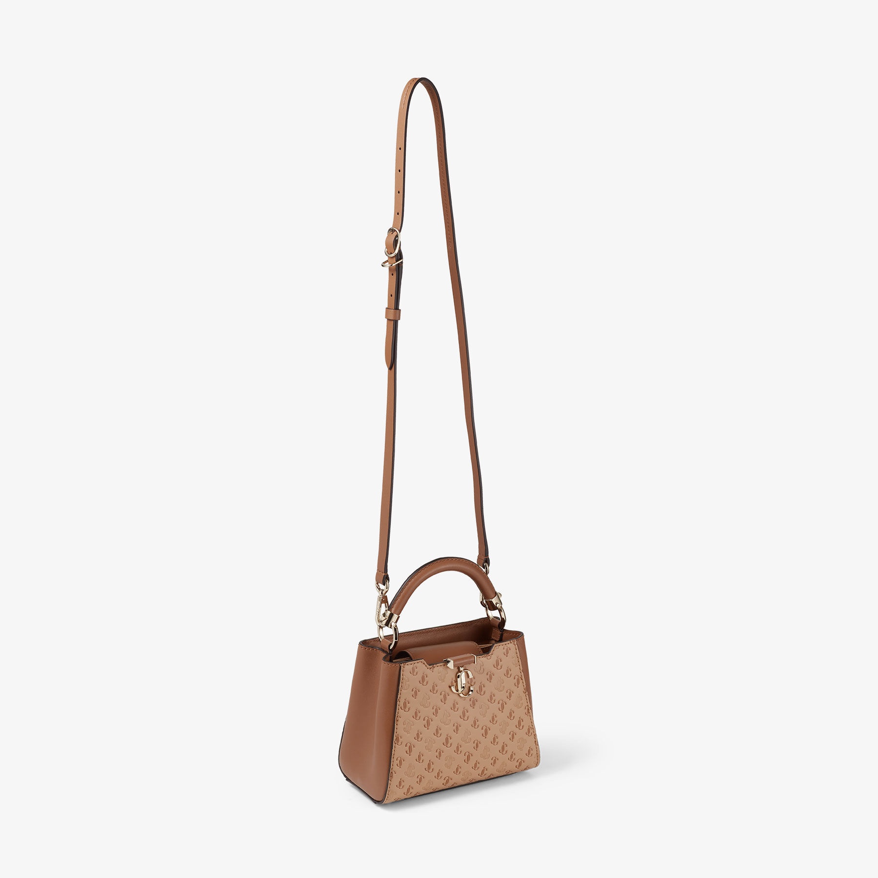 Varenne Top Handle Mini
Caramel JC Monogram-Print and Leather Top Handle Bag - 4