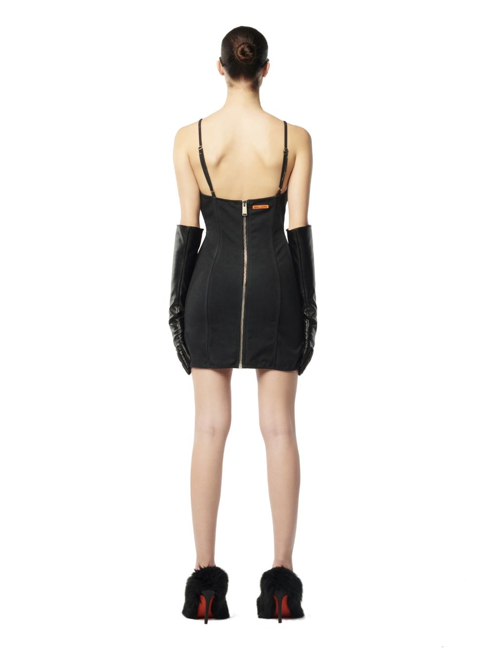 Washed Jersey Corset Dress - 4