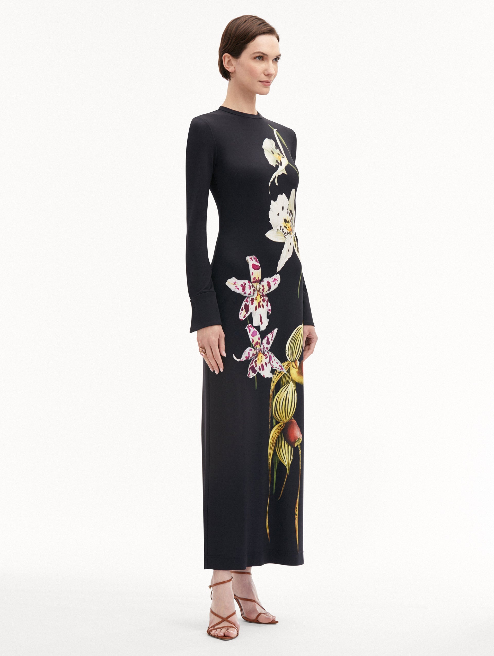 ORCHID JERSEY DRESS - 4