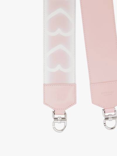 Givenchy STRAP IN LEATHER WITH TAG EFFECT HEART PRINT outlook