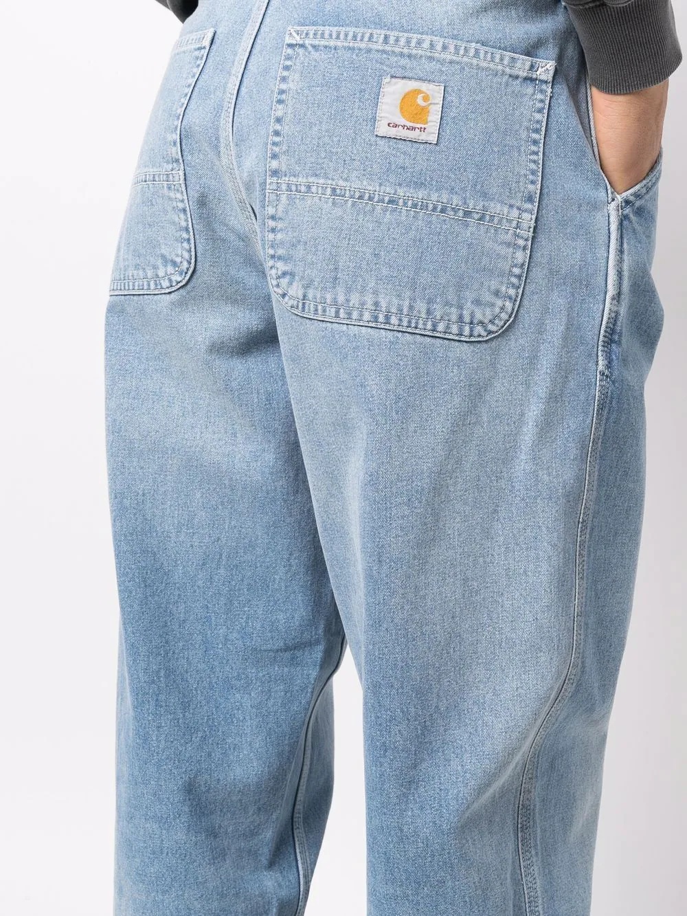 Simple straight-leg jeans - 5