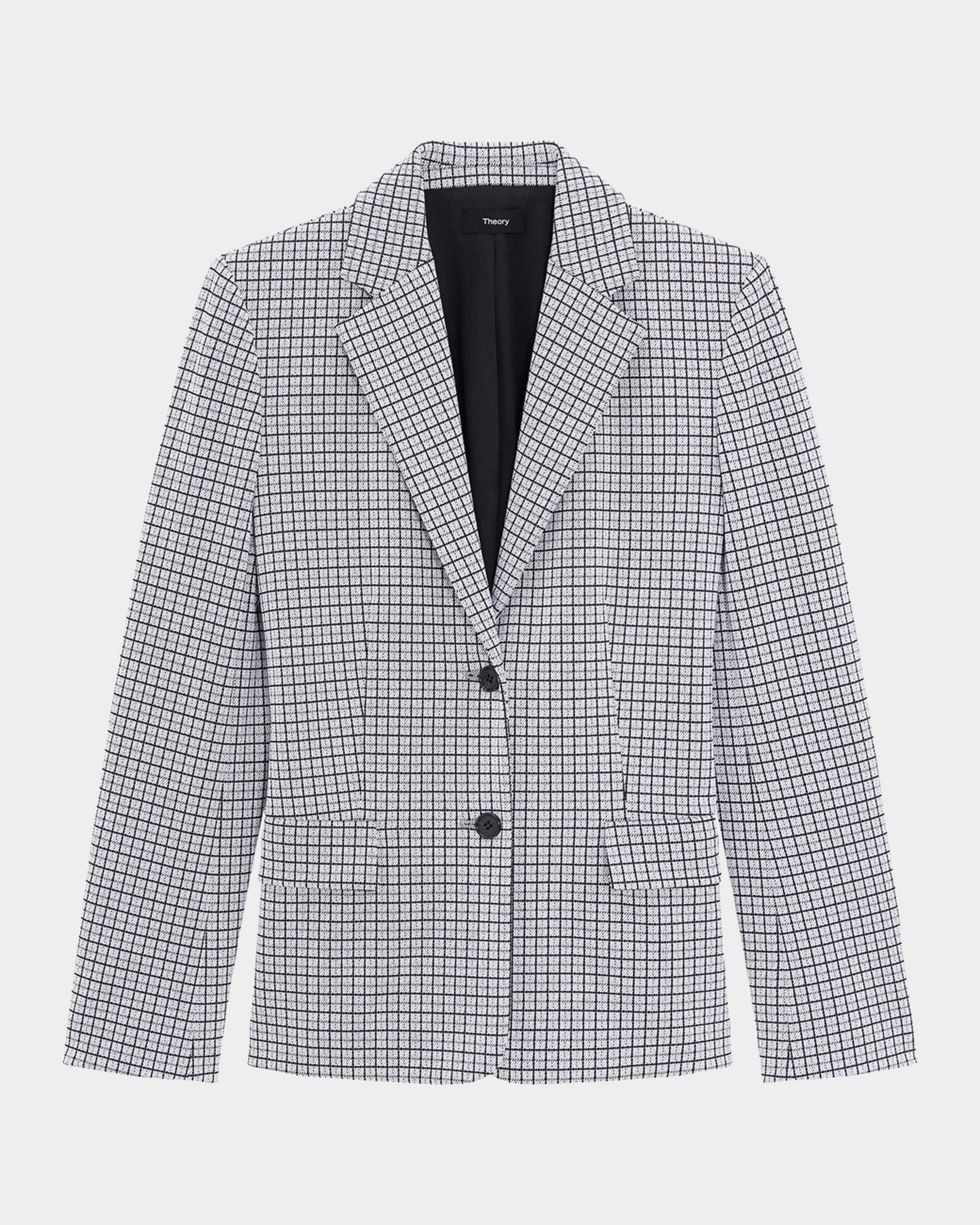 Single-Breasted Two-Button Blazer - 2