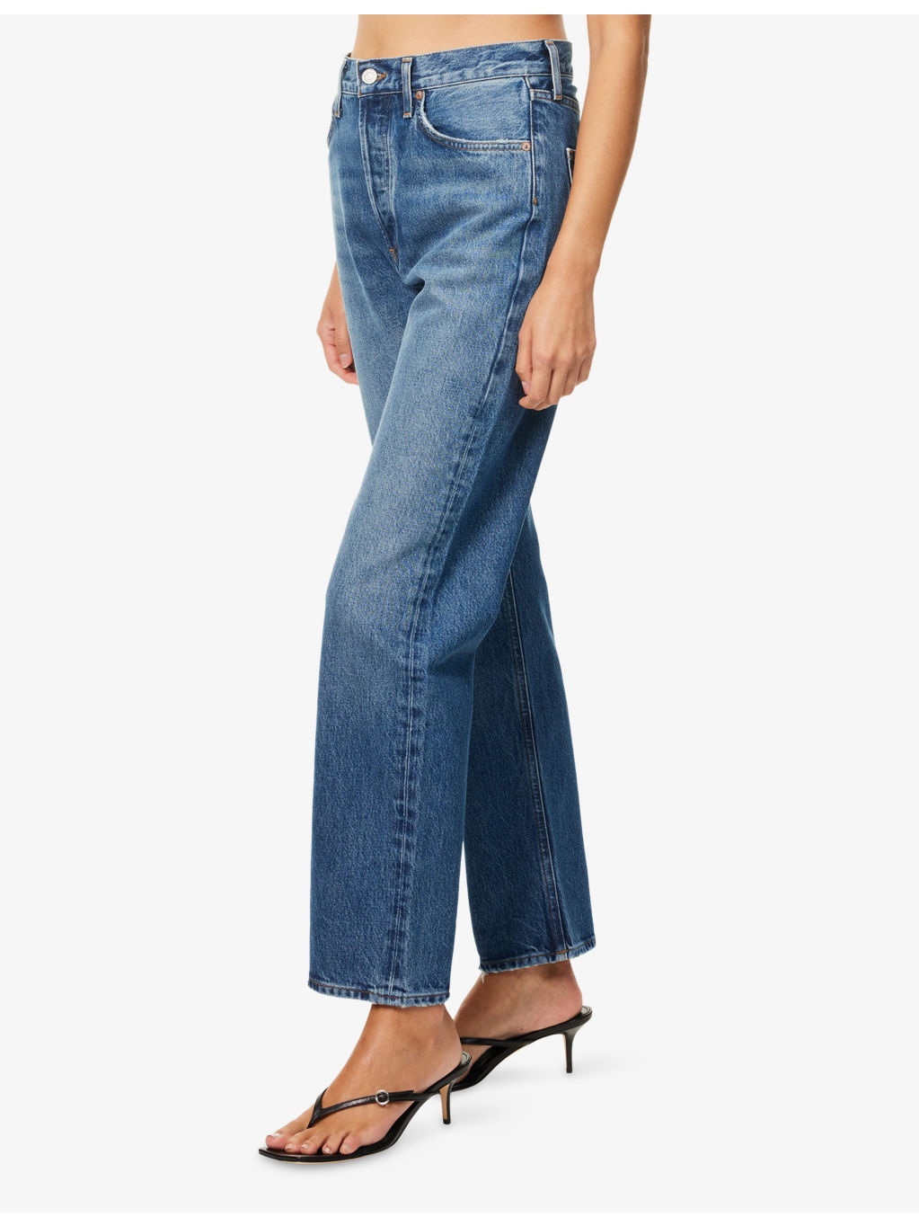 90's Straight-Leg Denim Jeans - 3