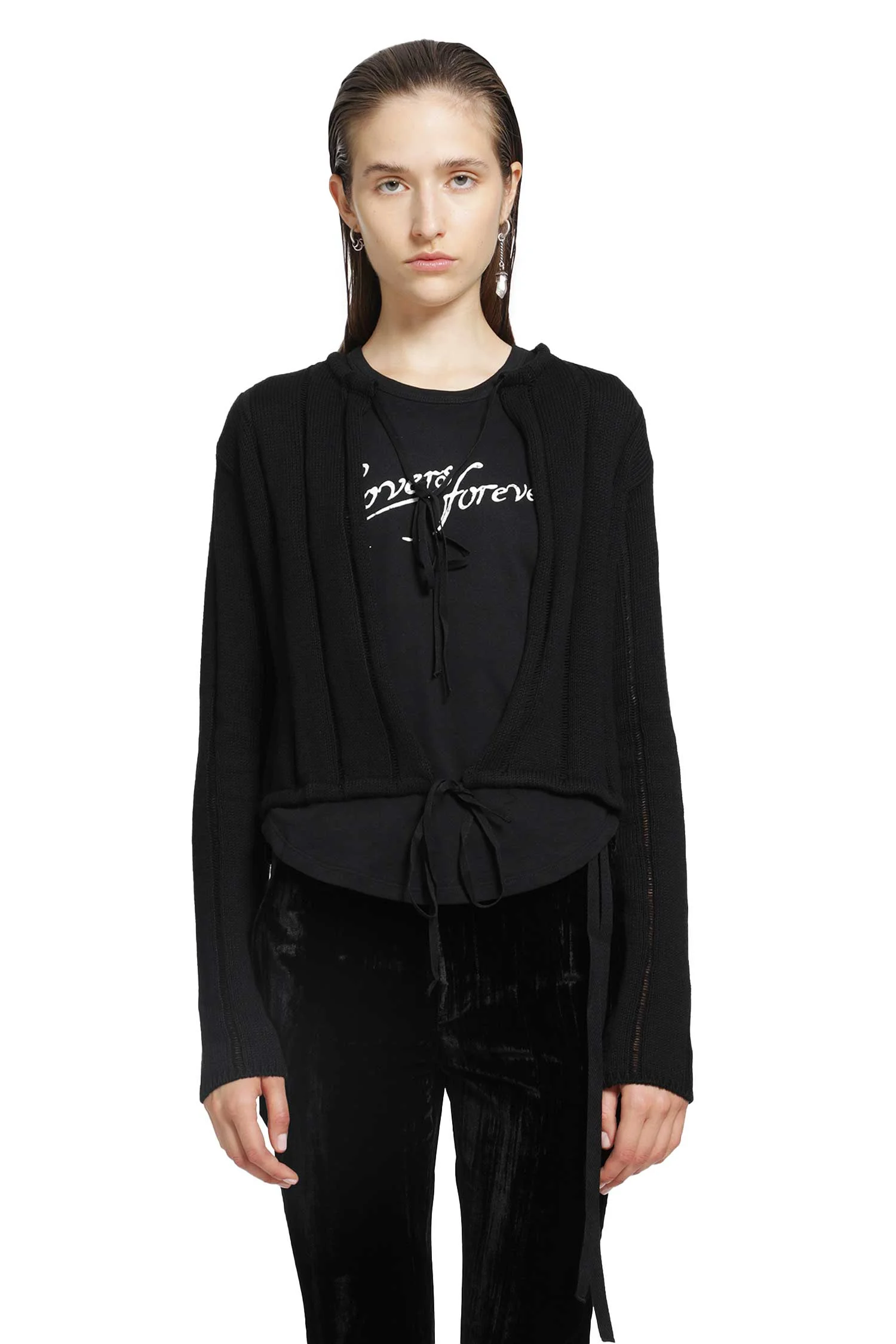 Jacklin Brushed Rib Cropped Cardigan - 1
