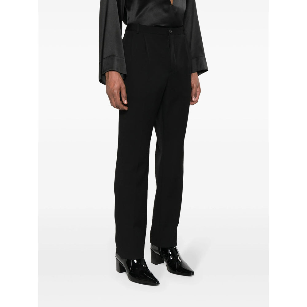Saint Laurent Black Trousers - Regular & Straight-Leg Trousers Men - 2