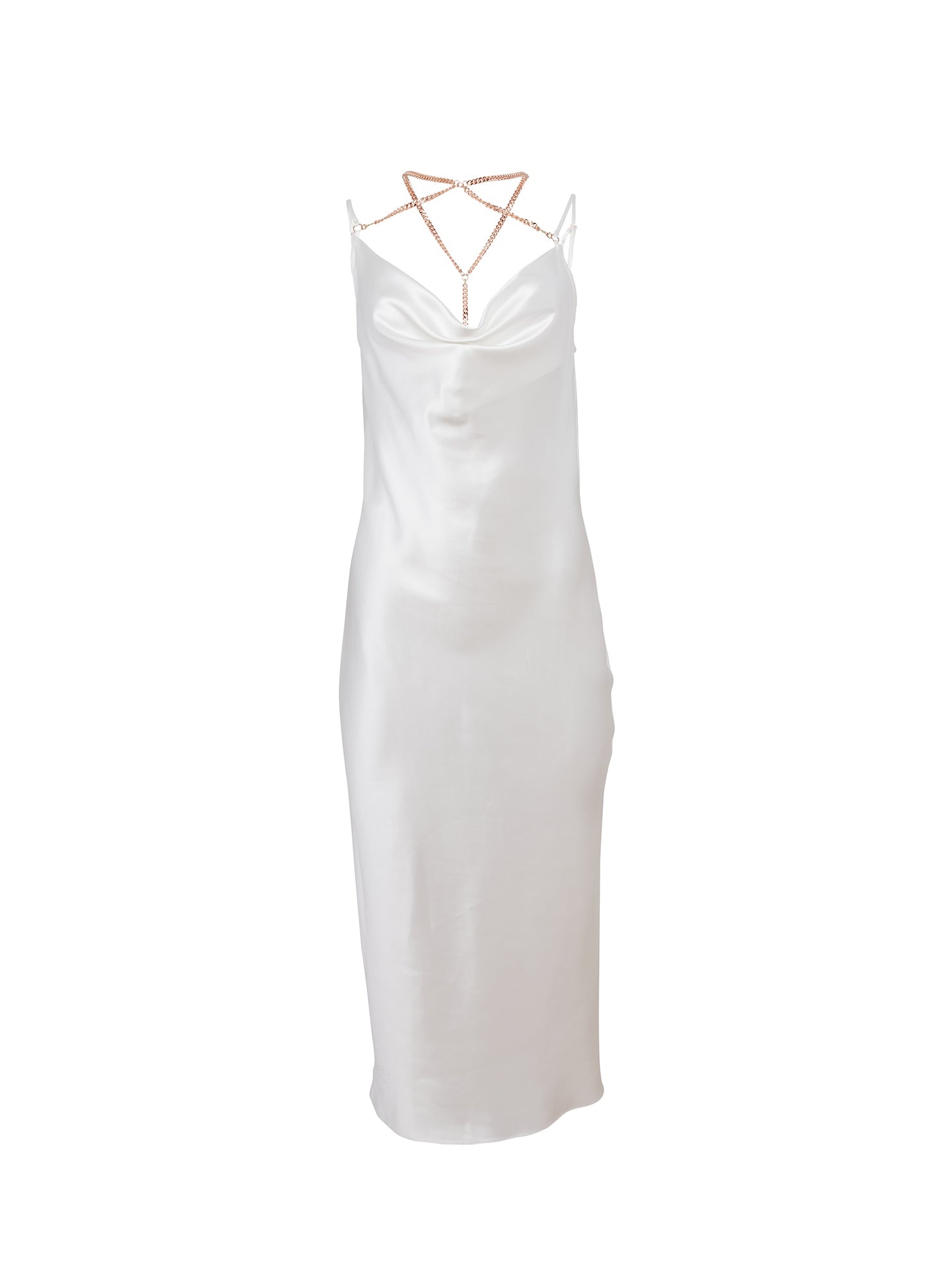 Chain Strap Midi Dress - 1
