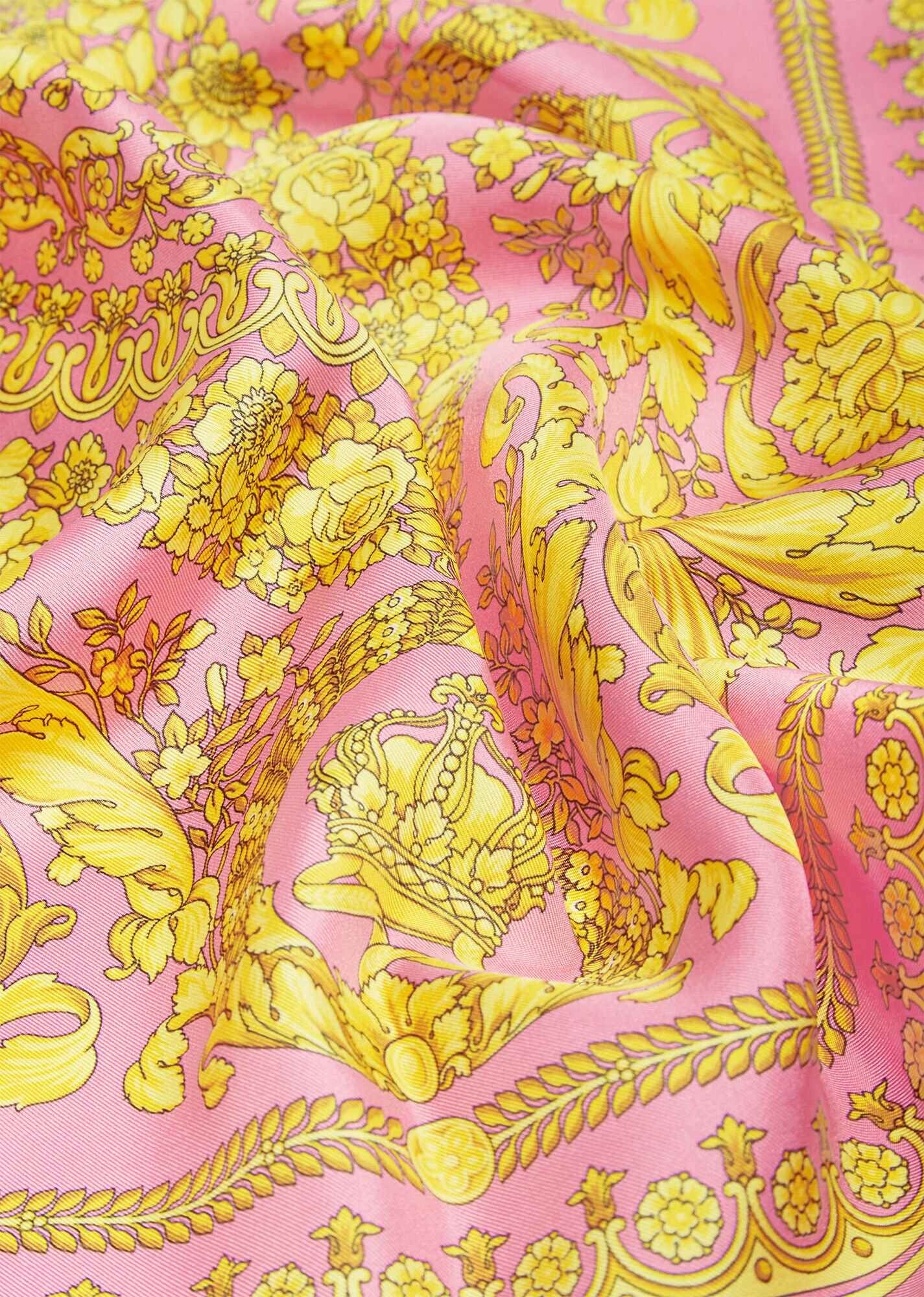Barocco print scarf - 3