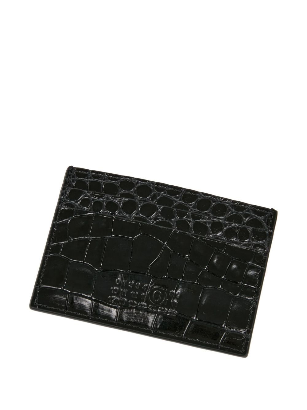 crocodile-embossed cardholder - 4