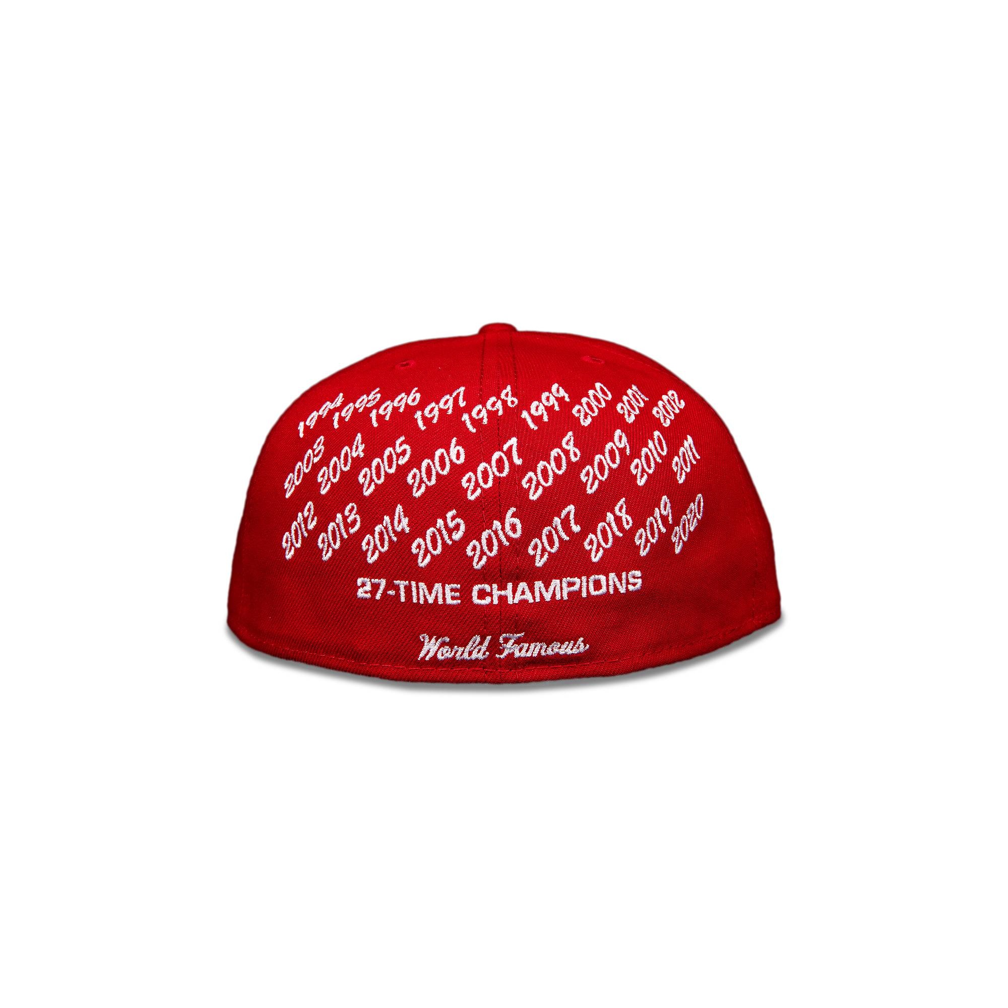 Supreme x New Era Champions Box Logo Hat 'Red' - 2