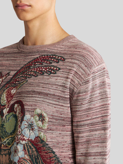 Etro STRIPED SILK AND COTTON SWEATER outlook