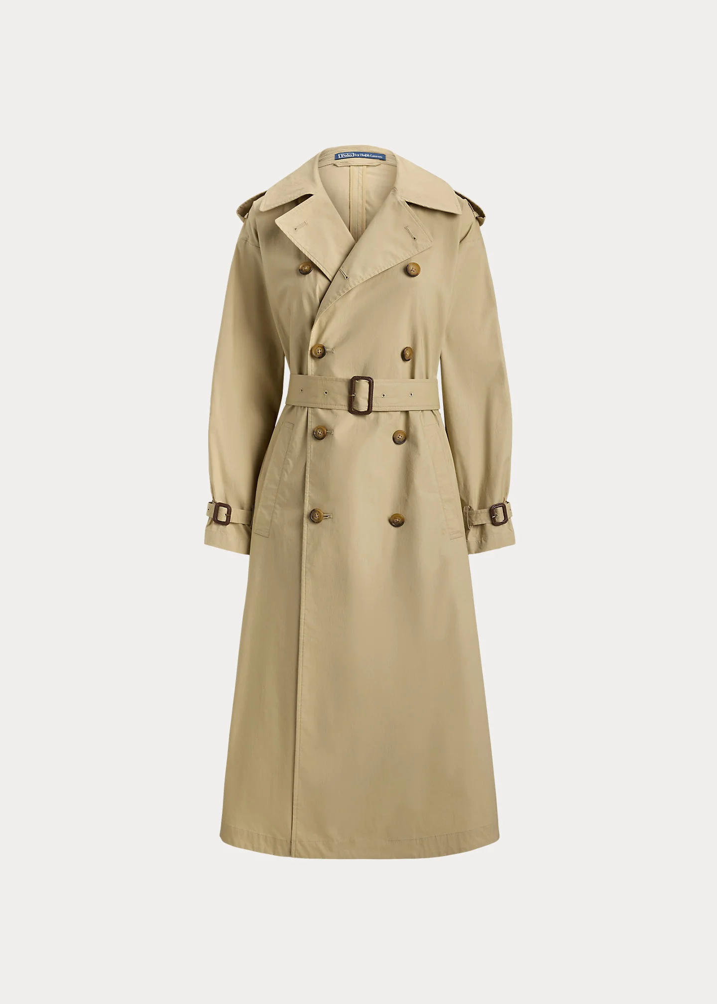 Cotton-Blend Trench Coat - 1