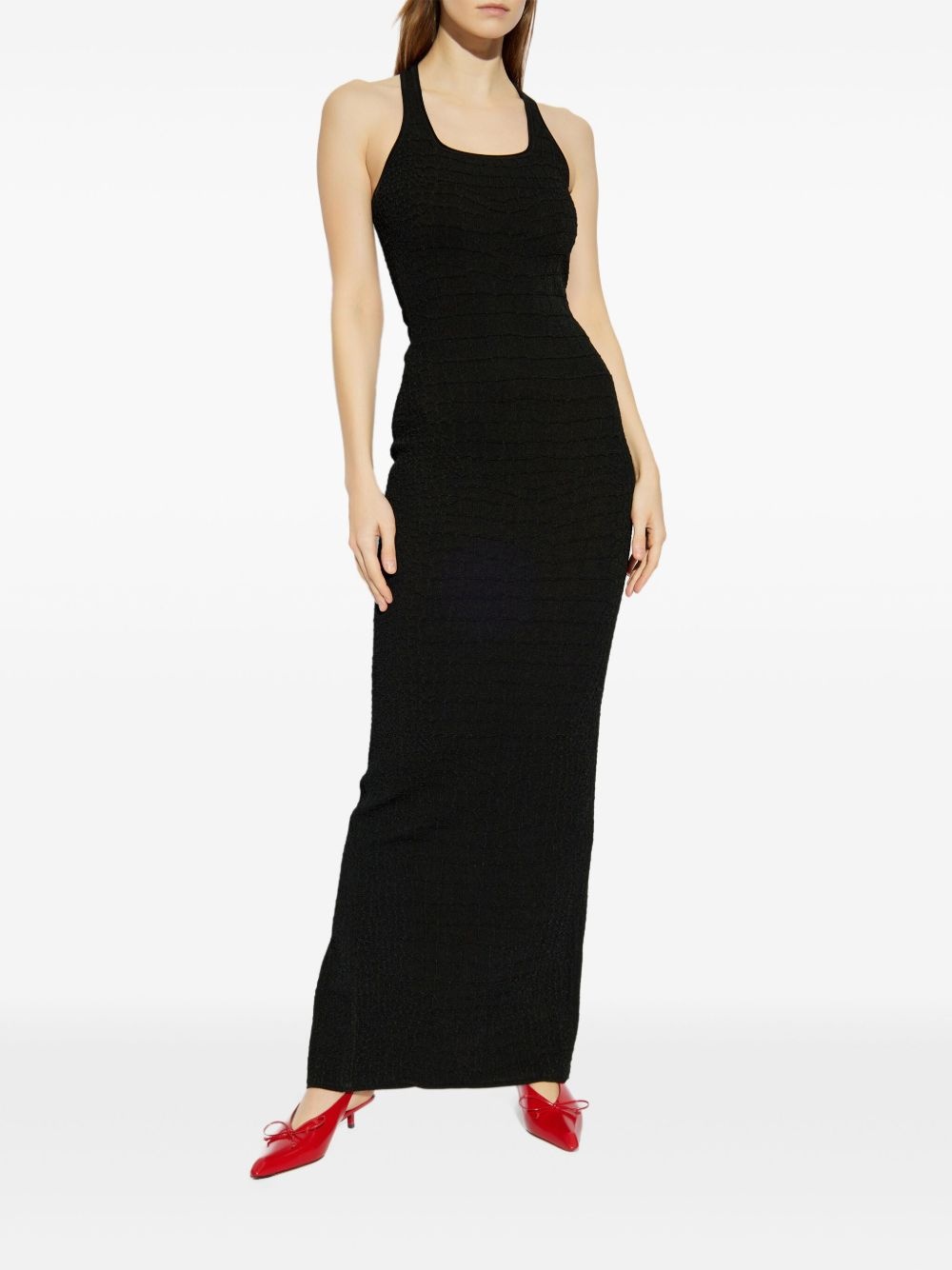 sleeveless midi dress - 3