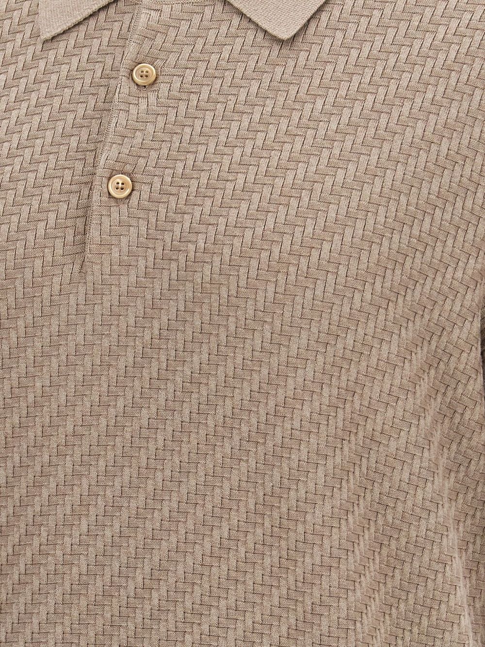 knitted polo shirt - 4