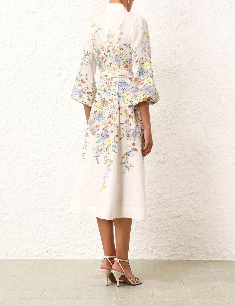 MATCHMAKER BUTTONED MIDI DRESS 4
