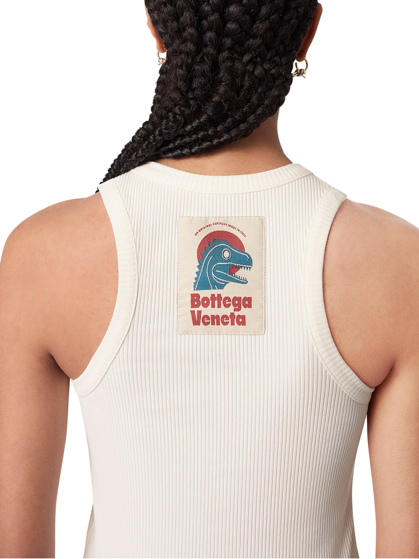 RIBBED COTTON TANK TOP - 4