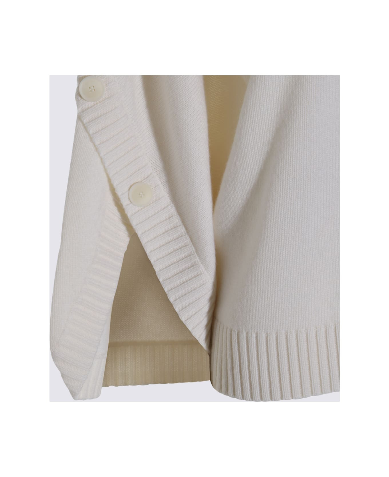 White Wool Ampex Knitwear - 3