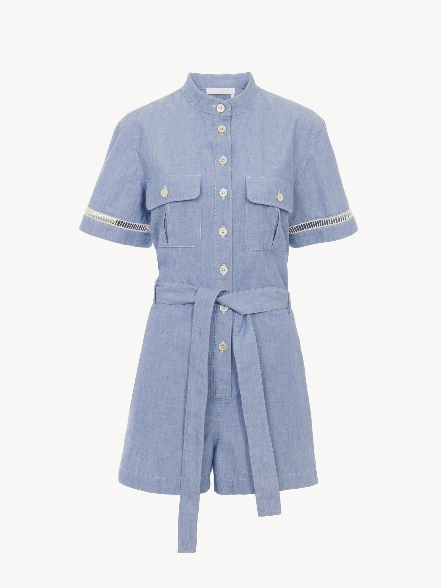 SHORT-SLEEVE JUMPSUIT - 2