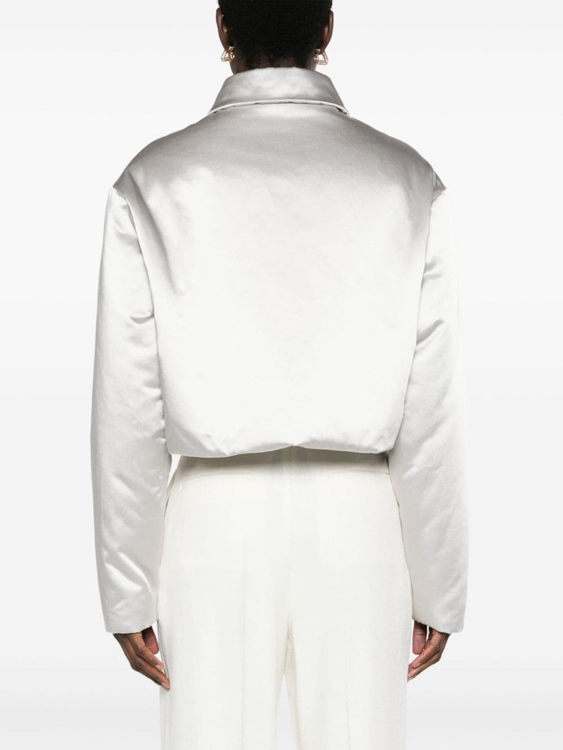 duchess-satin cropped puffer jacket 4