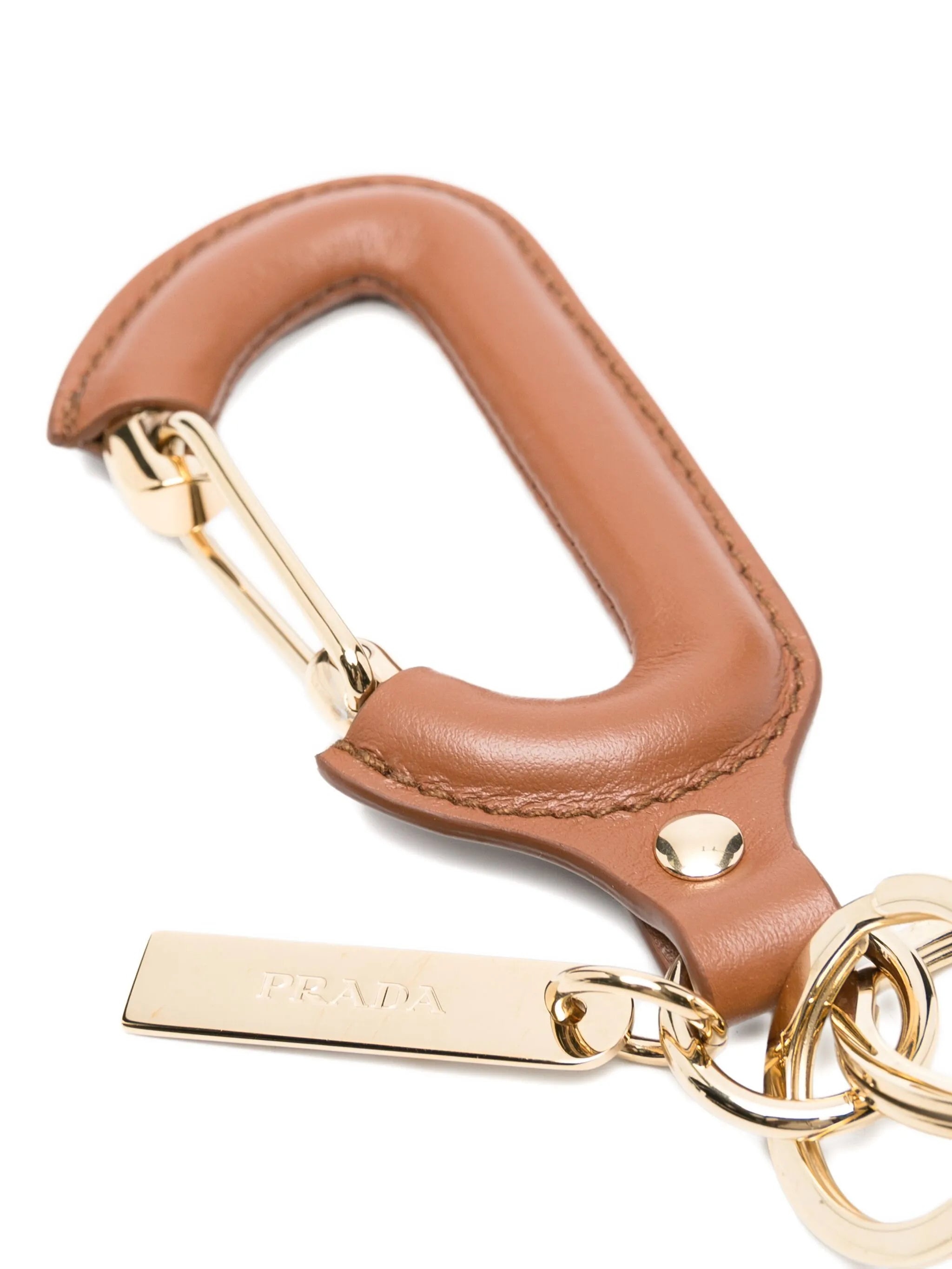 Prada Leather Carabiner Keyring - 2
