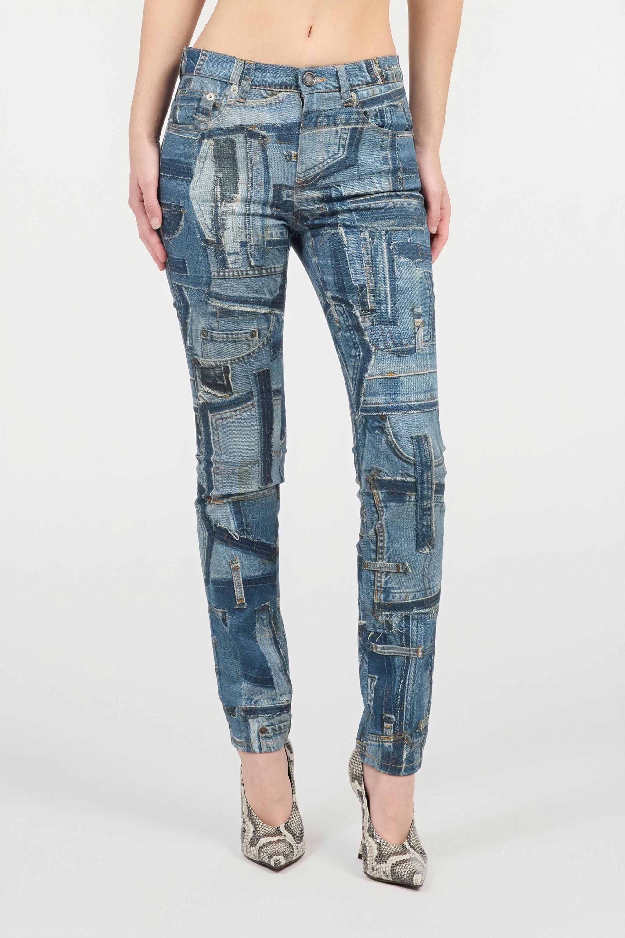 Skinny Patchwork Capsule Collection Jeans - 3