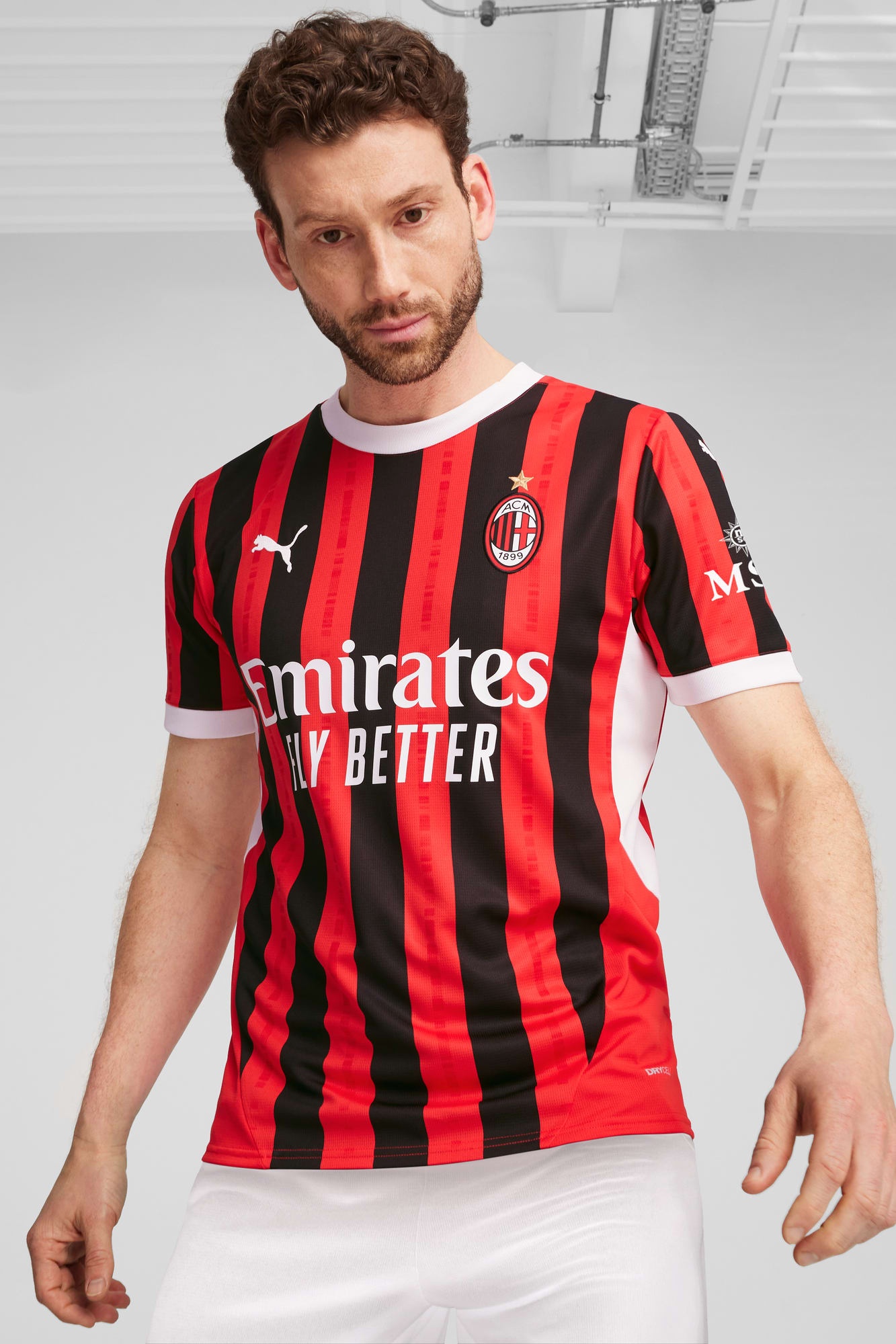 AC Milan 24/25 Men's Replica Home Soccer Jersey - 3