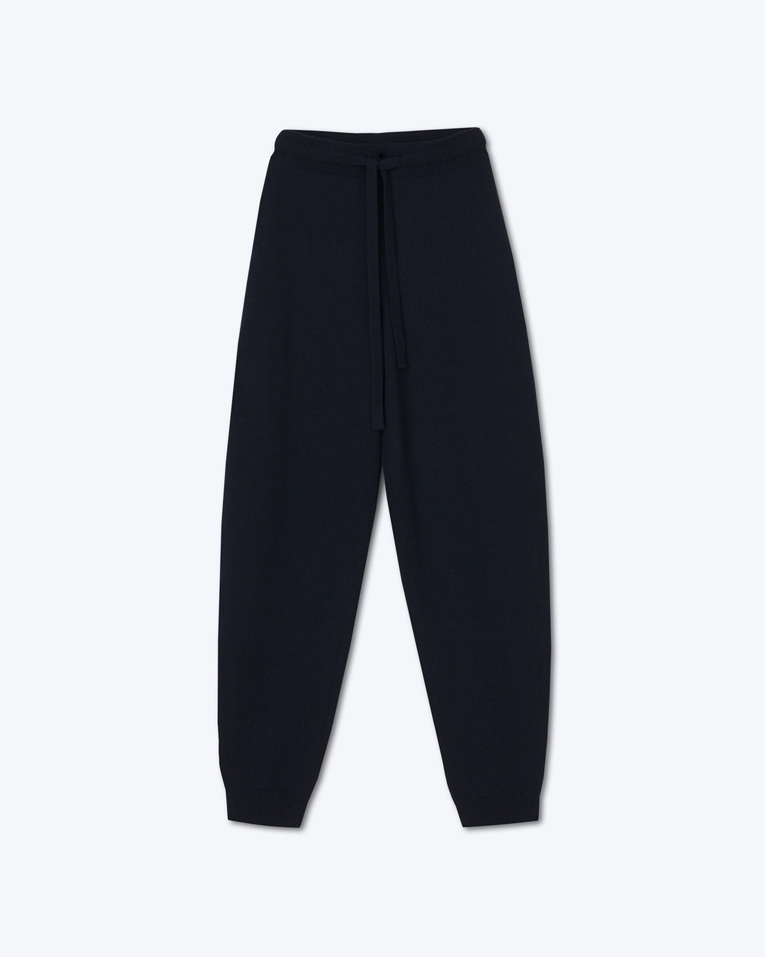 YLIA - Knitted track pants - Navy - 1