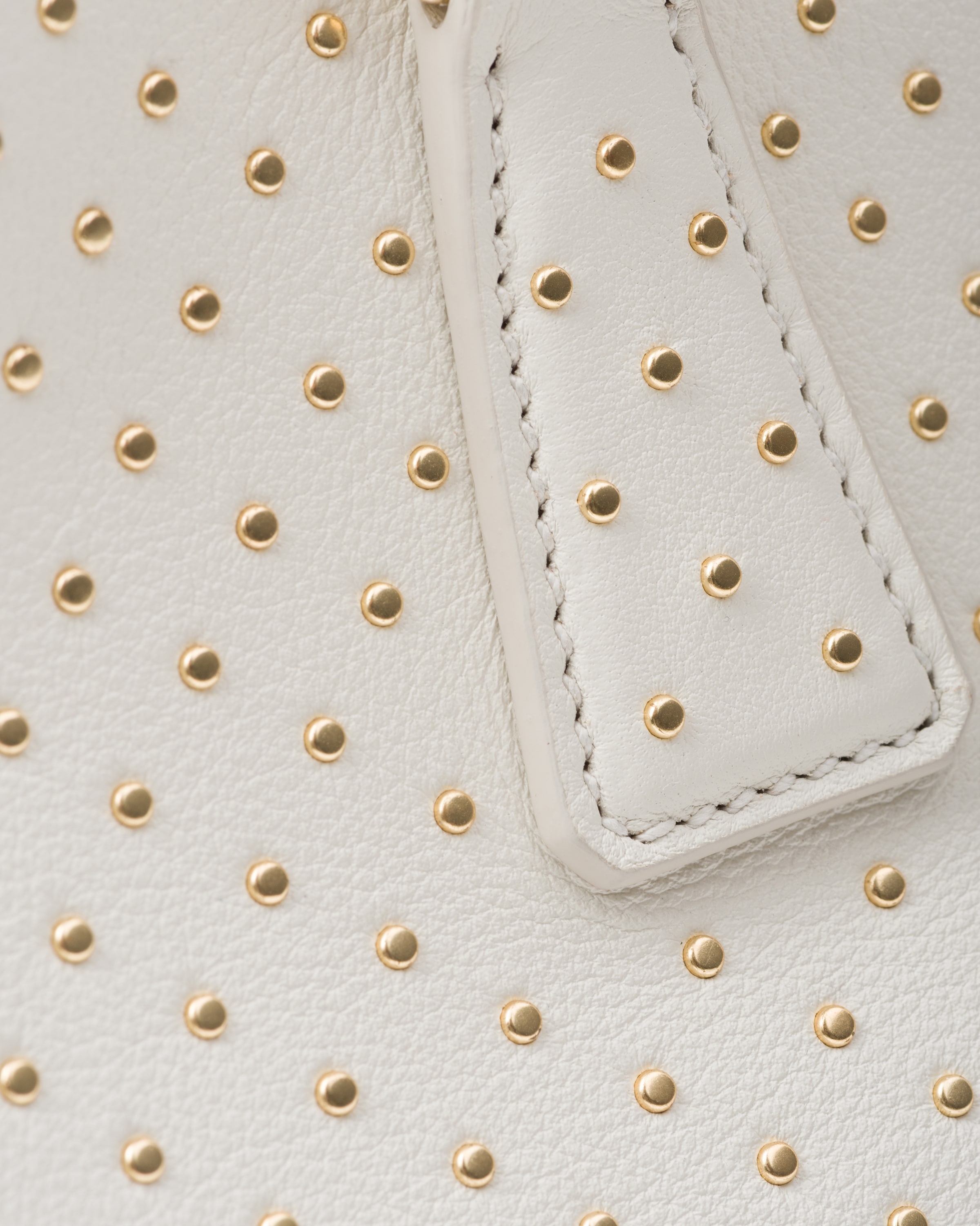 Large Prada Galleria studded leather bag - 7