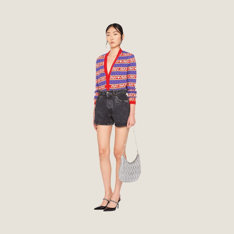 Miu Miu Denim shorts outlook