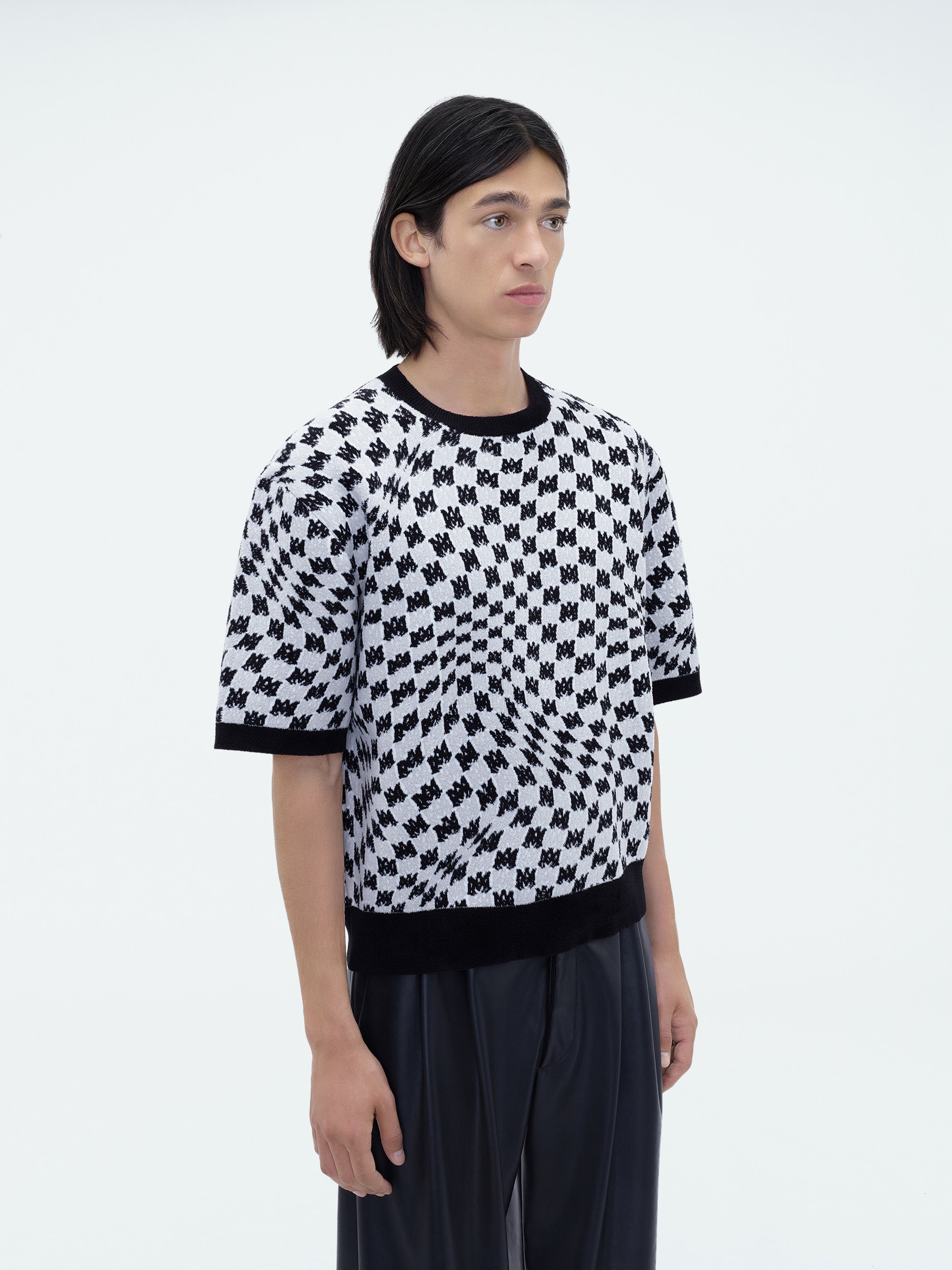 M.A. SWIRL KNIT TEE - 3