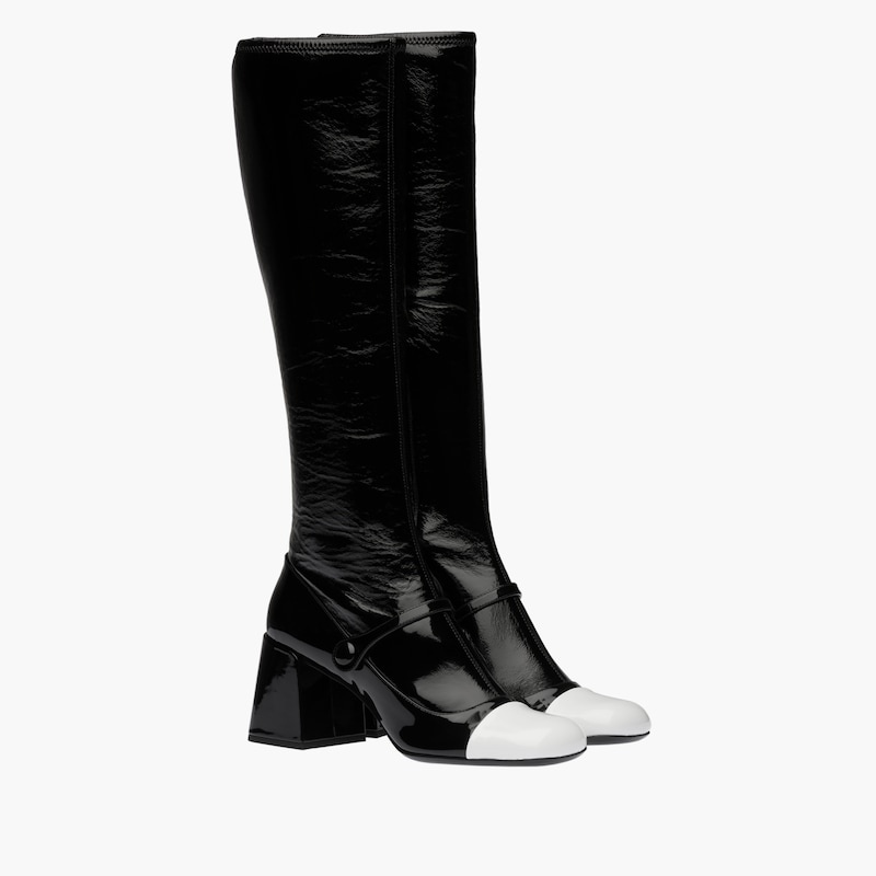 Patent leather boots - 2