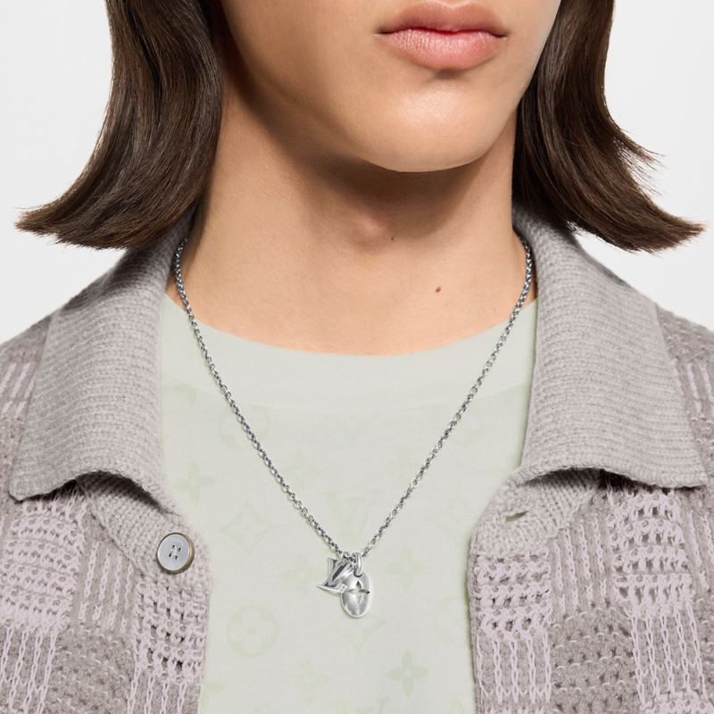 Monogram Flower Pendant 4