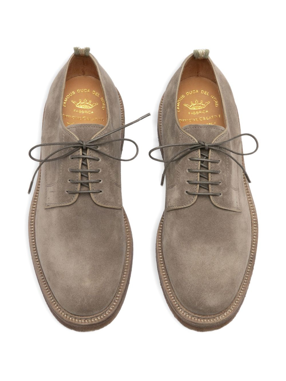 suede derby shoes - 3