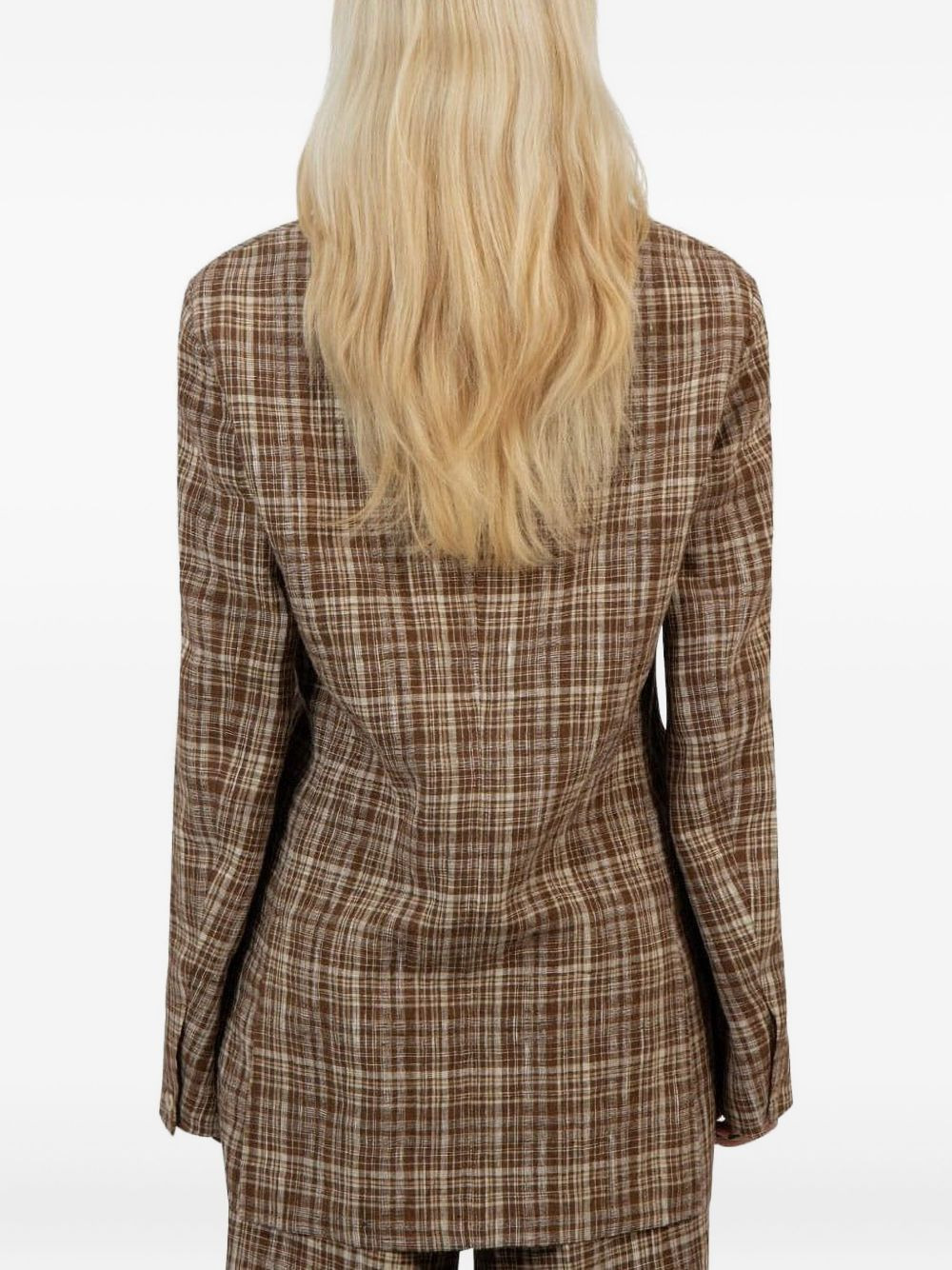 checked coat - 3